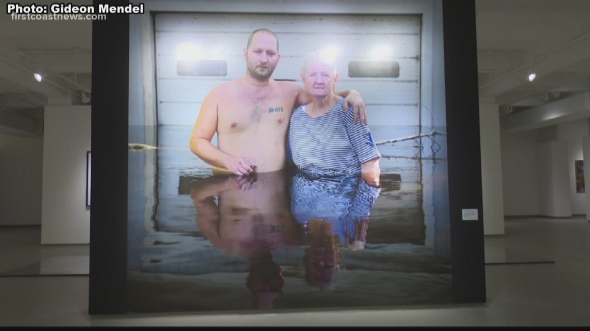 A Middleburg mother and son who were the subjects of a photograph taken after Hurricane Irma tell First Coast News they're still unable to live in the home that was damaged by the storm.