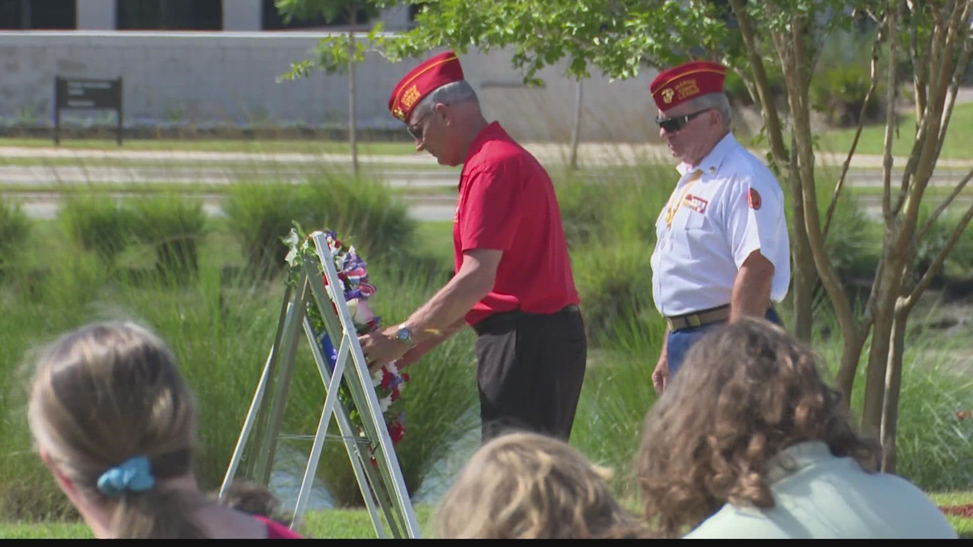 Jacksonville National Cemetery held a Memorial Day observance ceremony Saturday morning. It honored fallen military members and their families.
