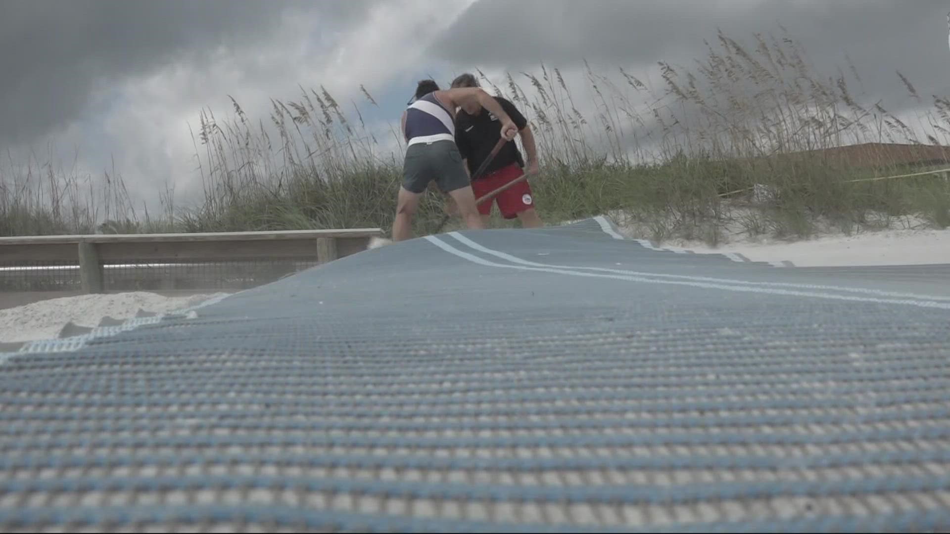 Some with disabilities would like the city to maintain beach access walkways.
