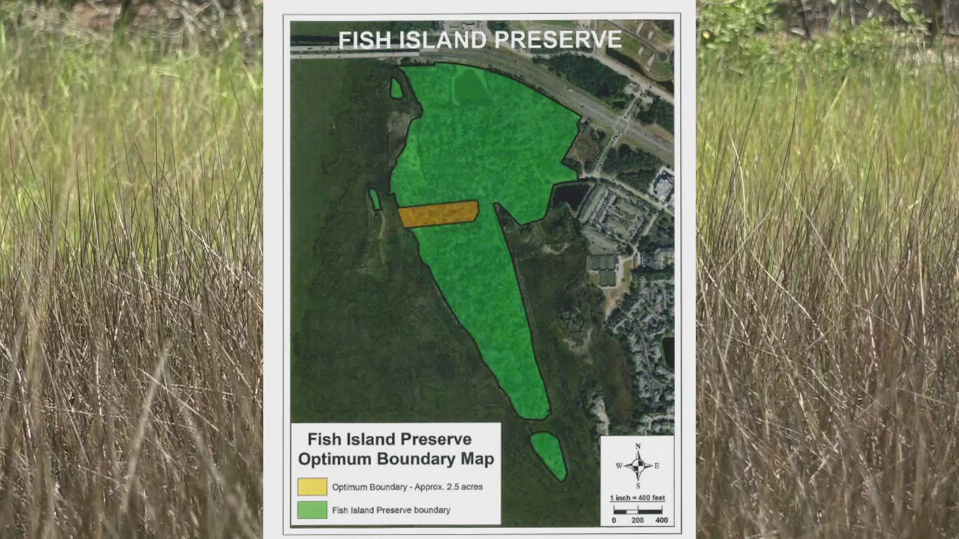 Now all of Fish Island south of the 312 Bridge will be preserved and part of a passive park.