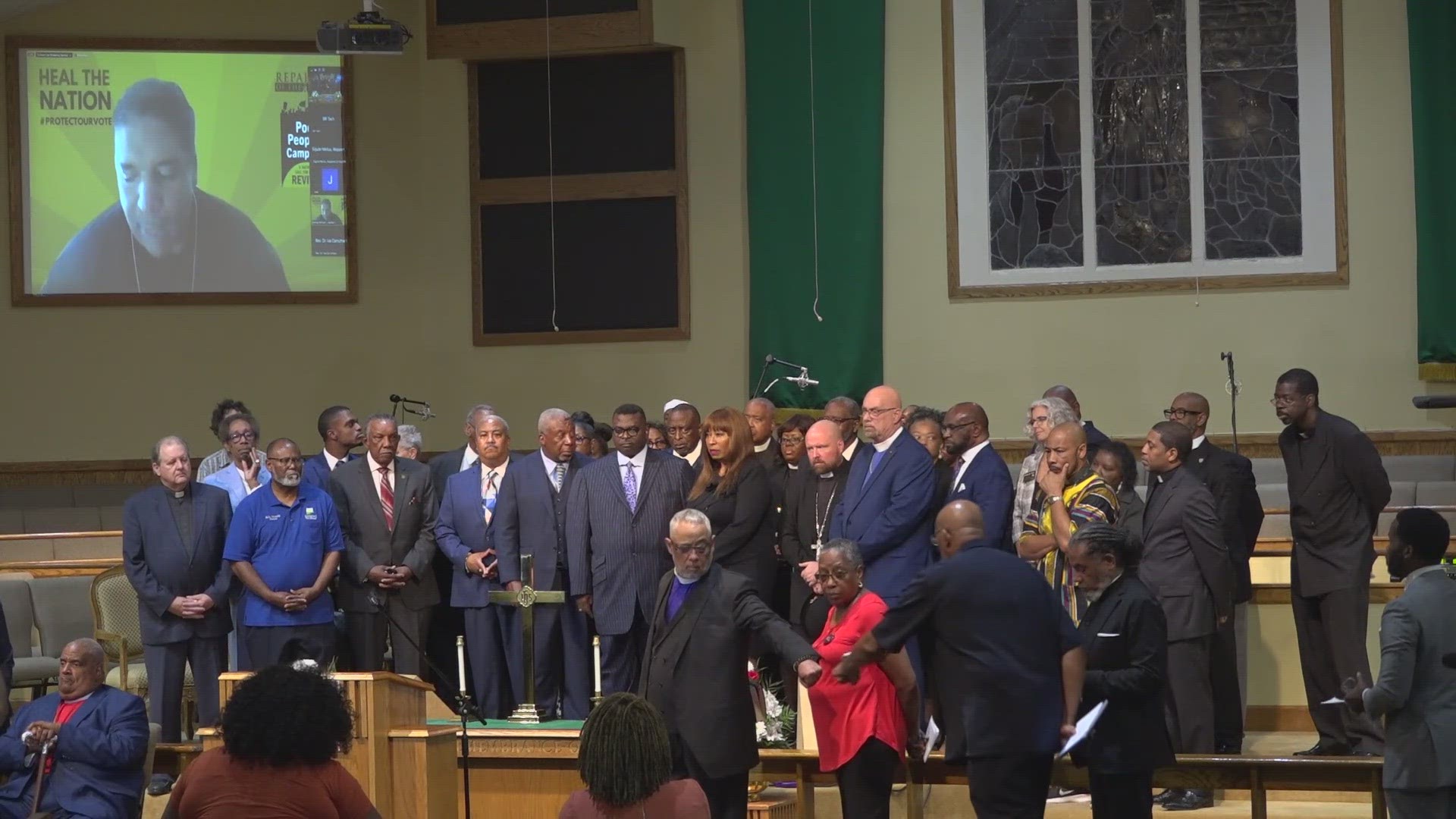 National faith leaders are coming together to denounce racism after a racist shooter killed 3 in Jacksonville.