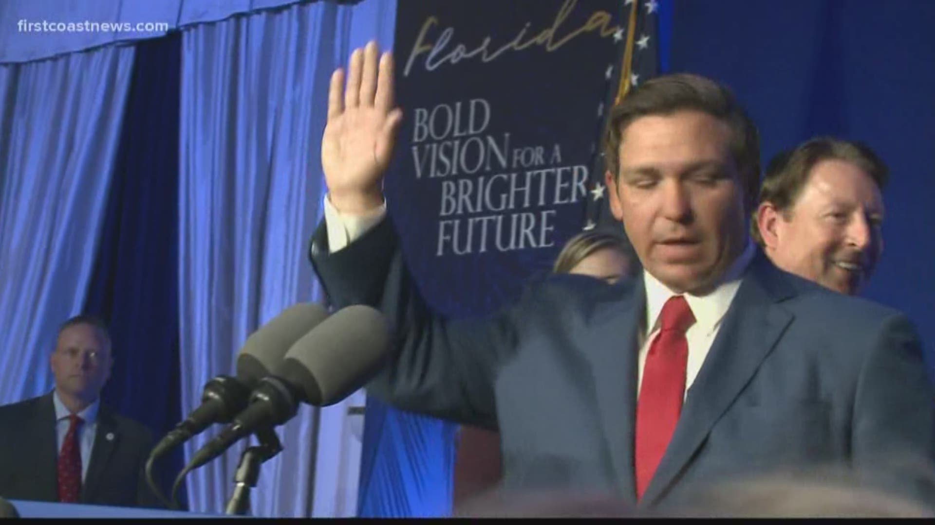 Governor-elect Ron DeSantis spoke at the end of a roundtable discussion among Republicans about his priorities going into office and issues that Florida is facing.