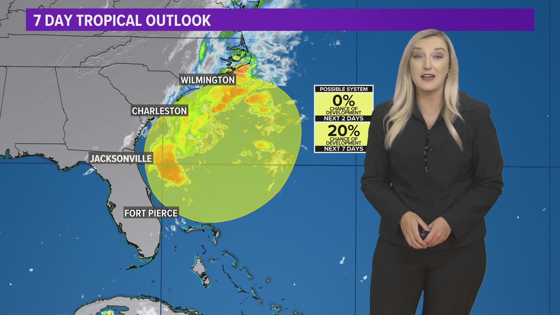 The National Hurricane Center has given our coast a low chance of subtropical development
