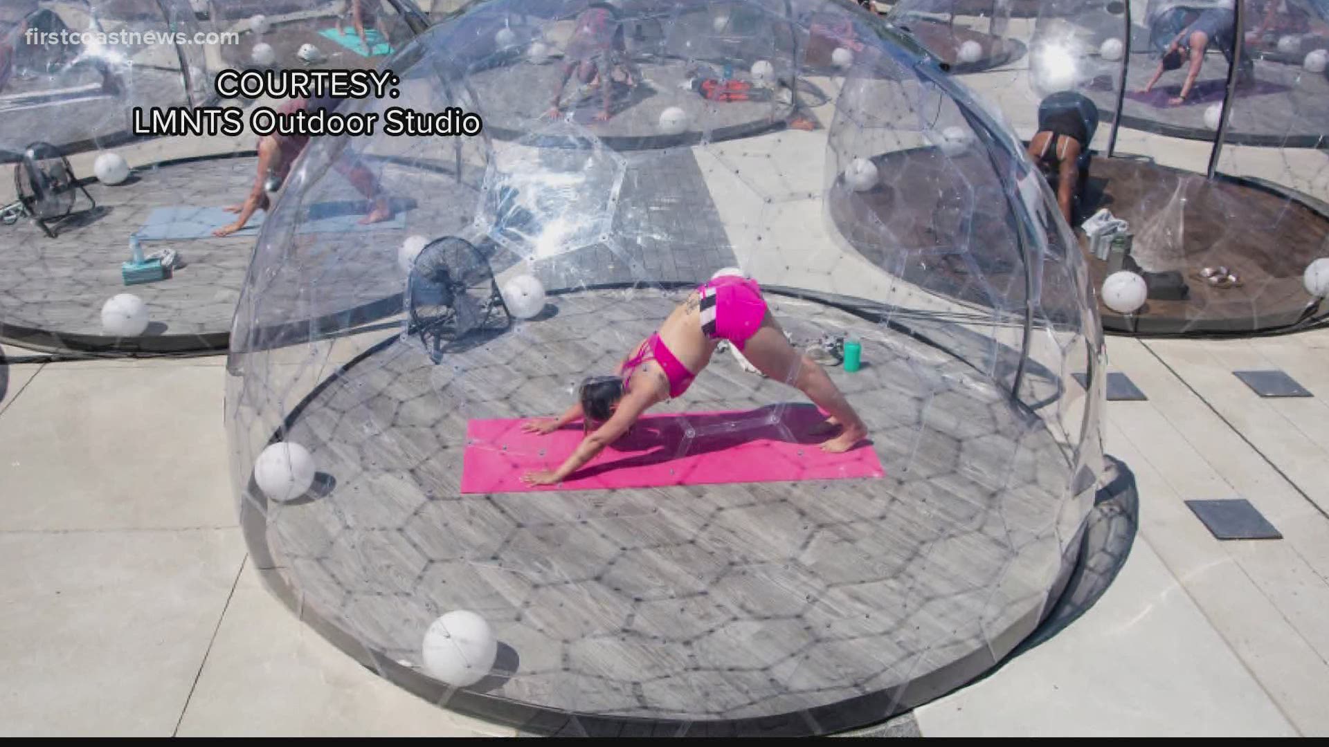Buzz: Would you test out this hot yoga dome?