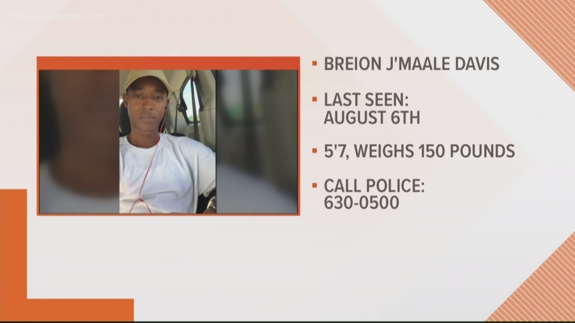 Police said that Breion J'Maale Davis hasn't been seen or heard from since Aug. 6.