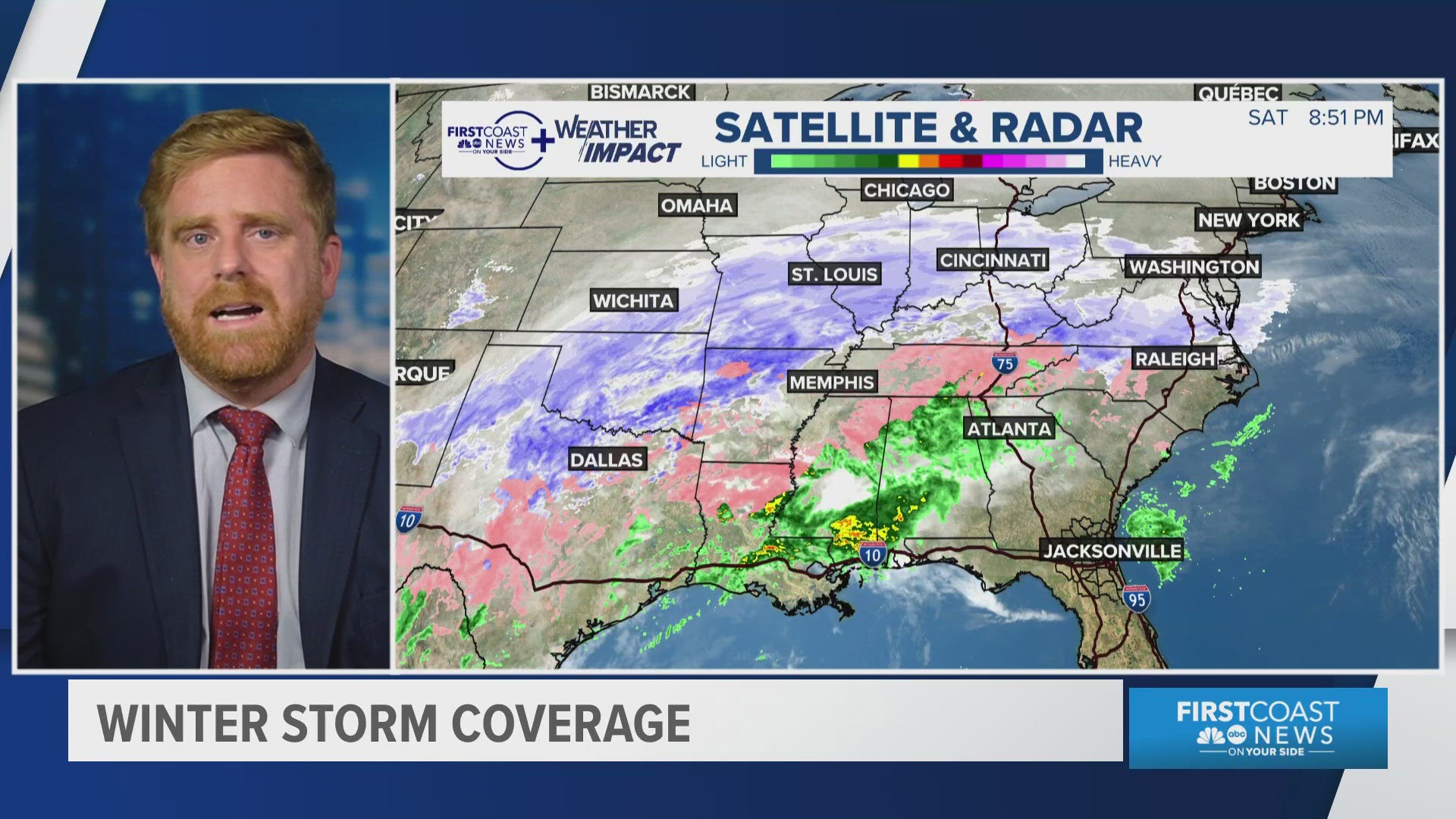 Tracking a severe winter storm and impacts across the Southeast ...
