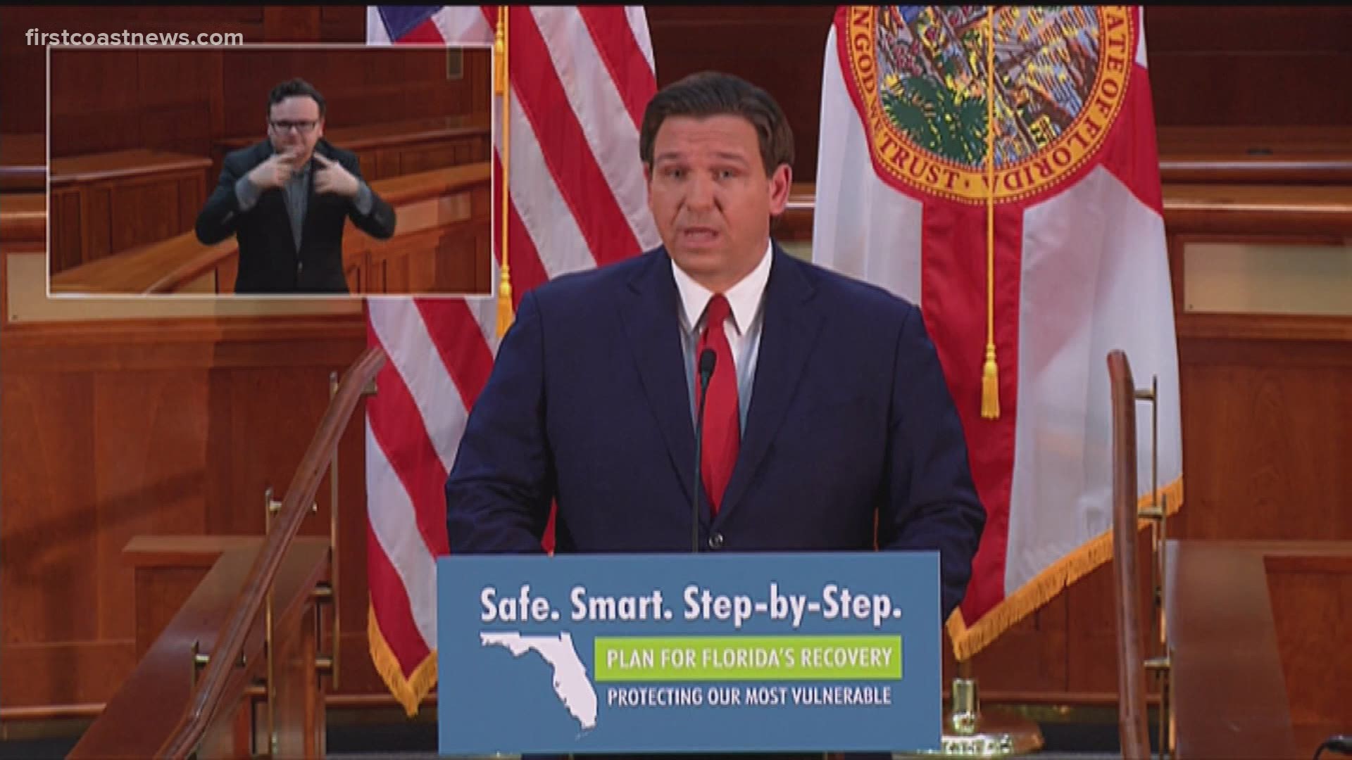 "Together, we will get through this difficult chapter," Gov. DeSantis said. "Our fight against COVID shouldn't lead us to deprive our kids of the tools they need."