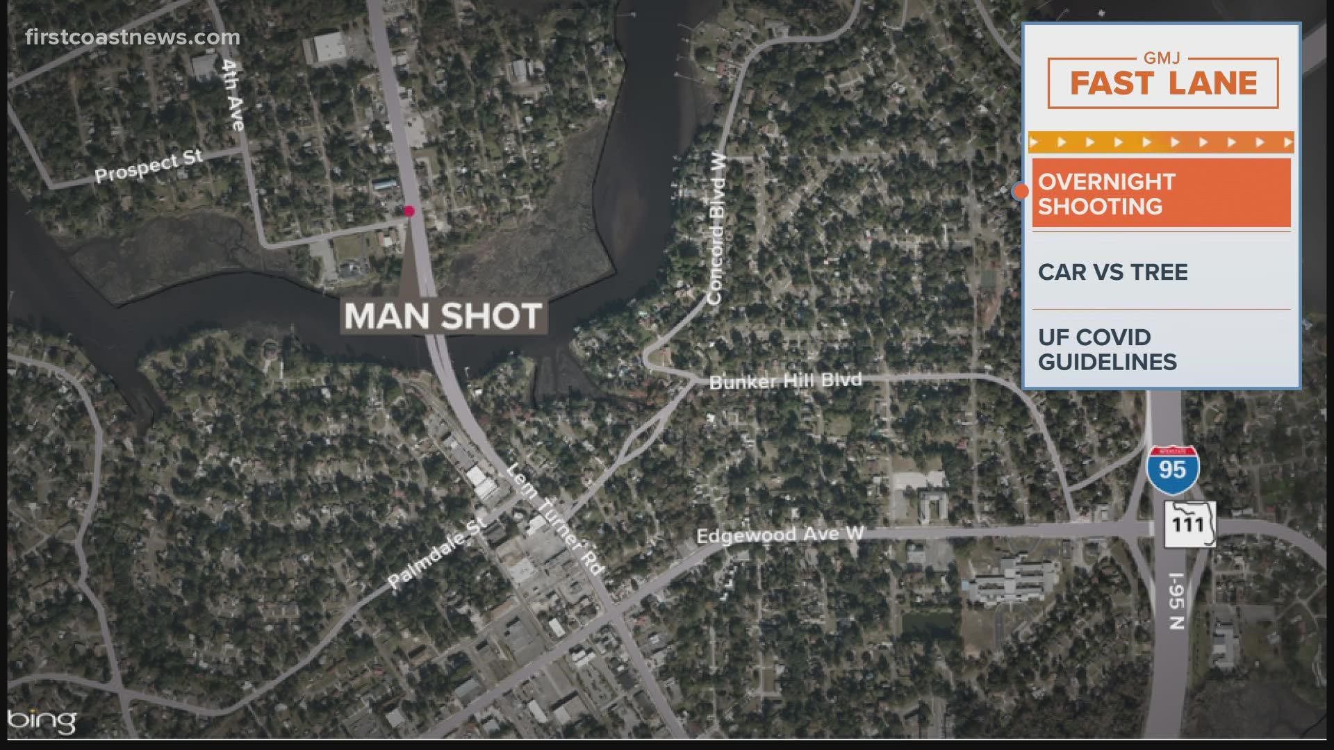 The shooting happened at around 1:50 a.m. in the 8600 block of Lem Turner Road.