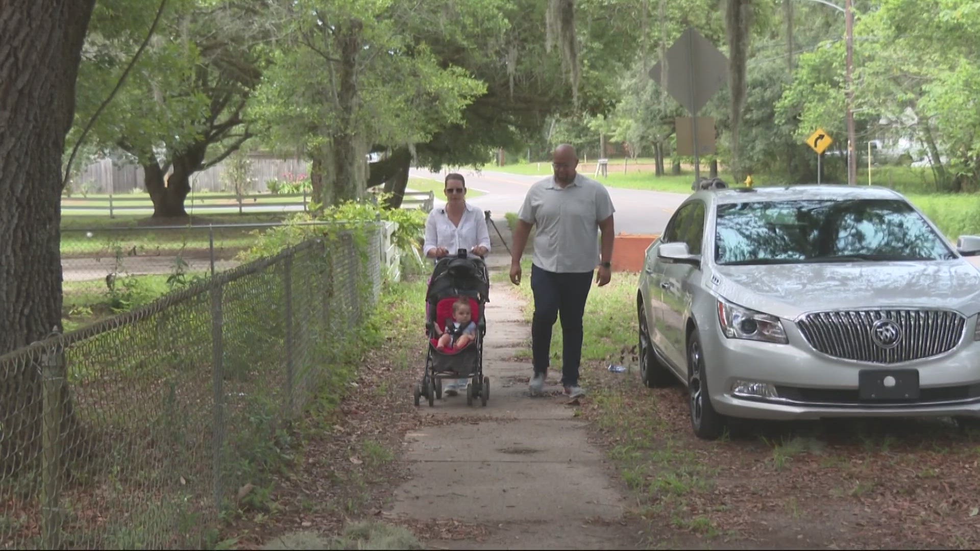 Last year, Amanda Sheehan started taking daily walks with her baby girl down Live Oak Drive, but she felt her walks were more stressful than relaxing.