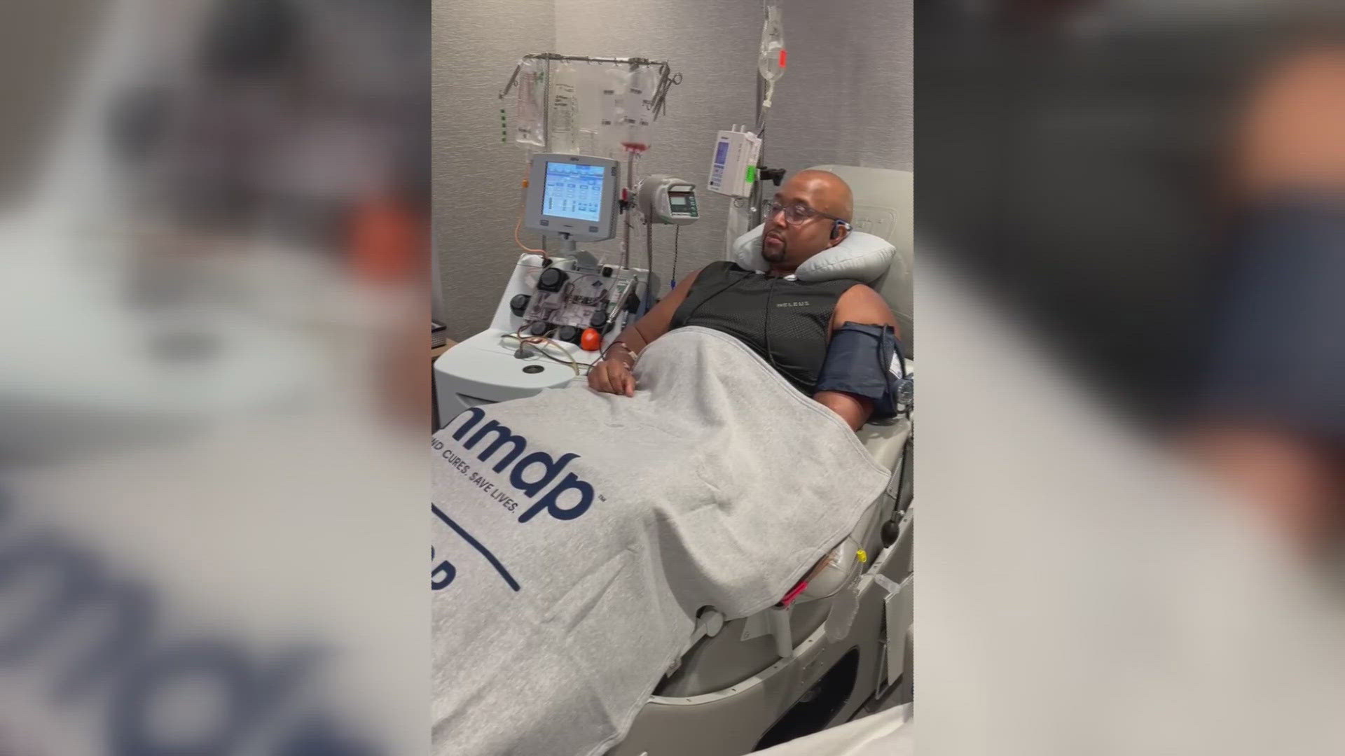 In 2008, Anthony Austin signed up to be a bone marrow donor while covering the story of a girl with a rare blood disorder. In April, he got a life-changing call. 