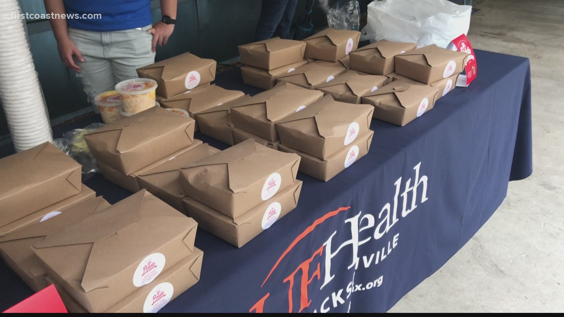 A local Rotary club is providing meals for heroes.
