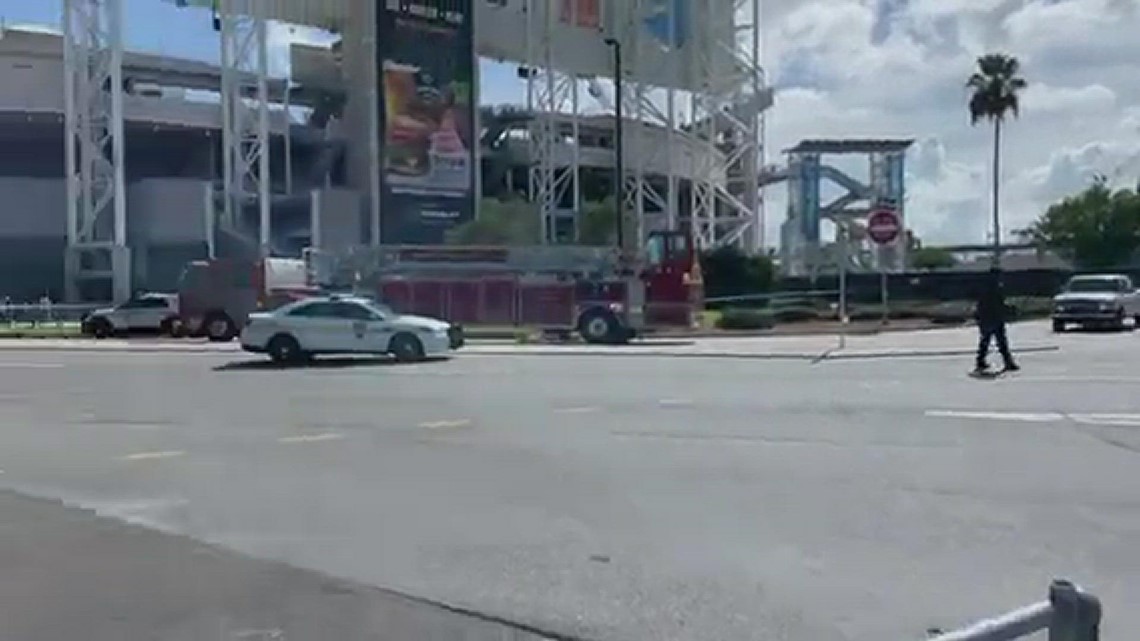 JFRD Multiple injuries after traffic incident at TIAA Bank Field Drive