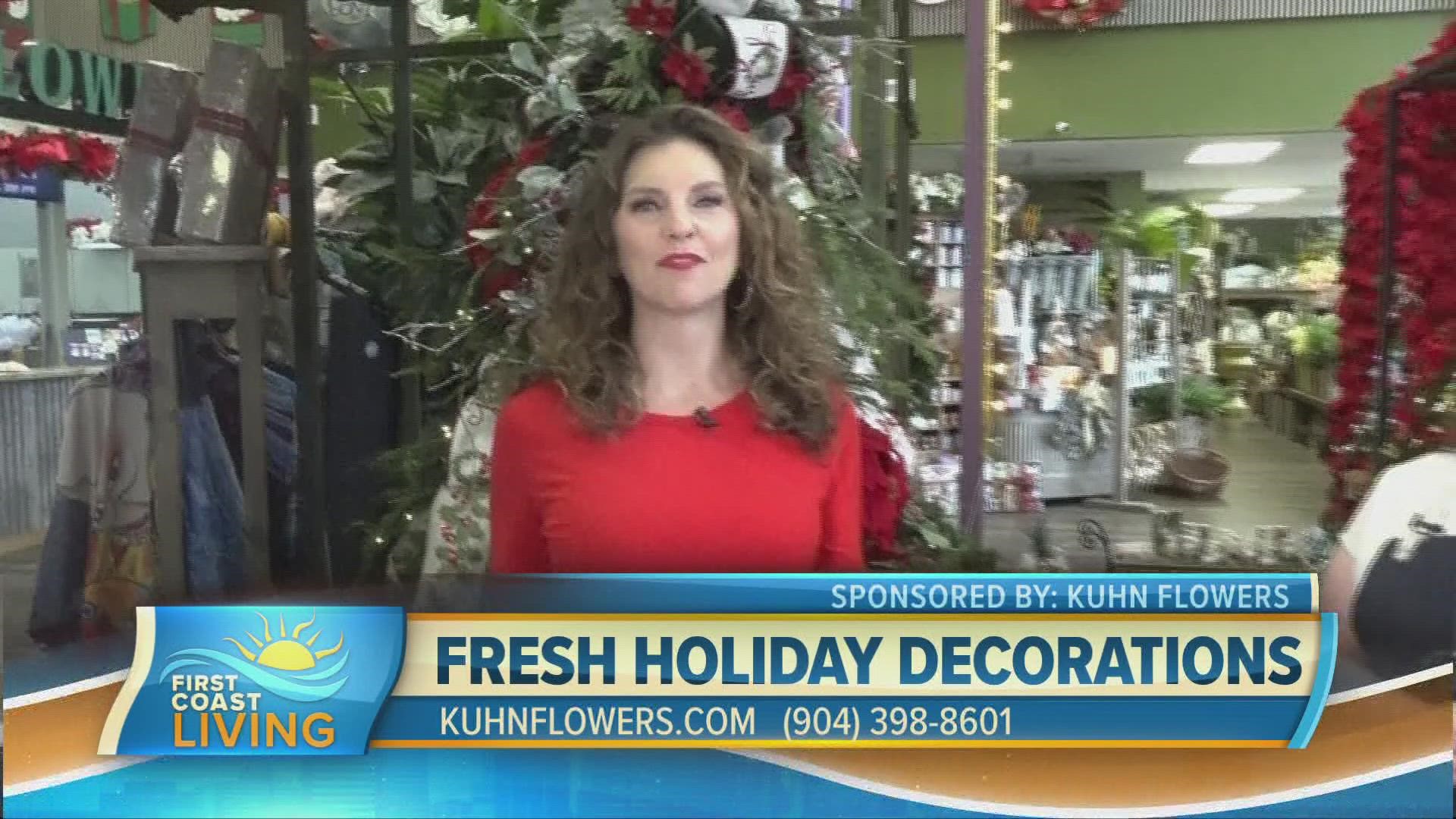 Kuhn Flowers have been creating memories in Jacksonville and surrounding areas since 1947. Stop by to grab your holiday décor!