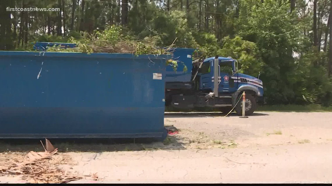 St. Johns County begins yard debris drop off operation