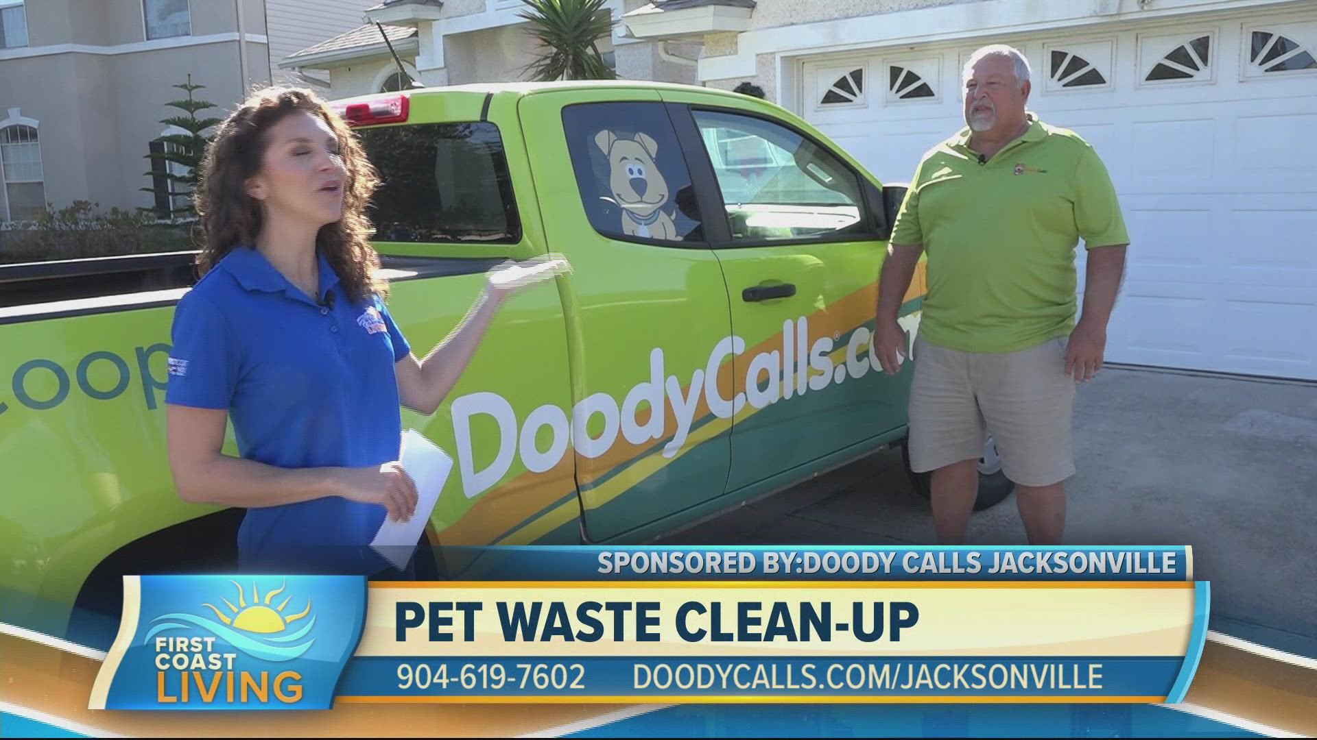 DoodyCalls is a pet waste removal company that offers a variety of solutions for pet owners, commercial properties, and community managers.
