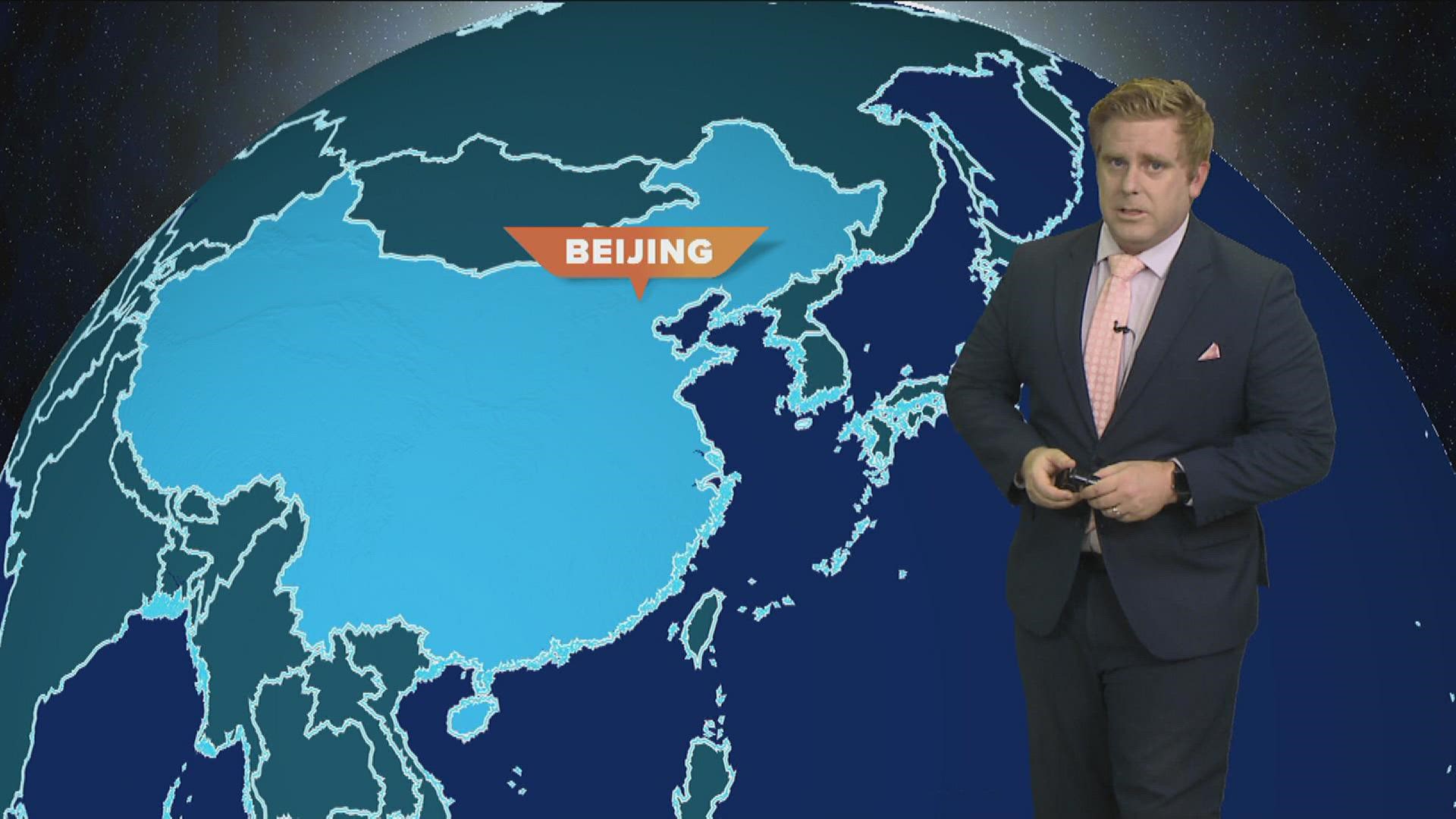 The meteorological reason behind the lack of snowfall for the 2022 Beijing Olympics.