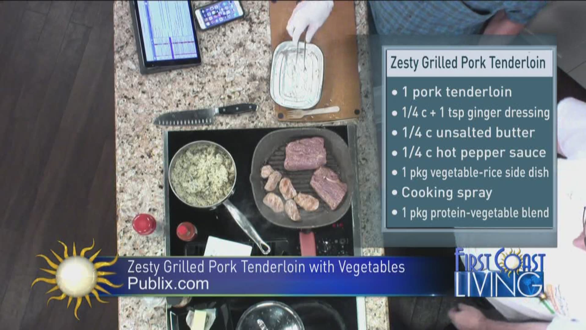 What's Cookin with Publix, Zesty Grilled Pork Tenderloin