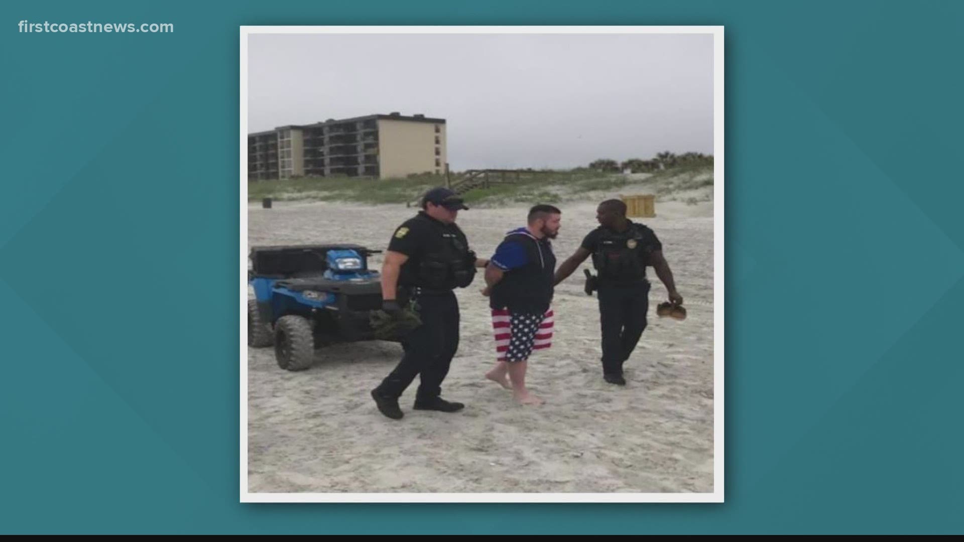 While monitoring the beach for compliance with current beach rules amid the COVID-19 pandemic, officers found Mario Gatti, 30, a wanted Pennsylvania fugitive.