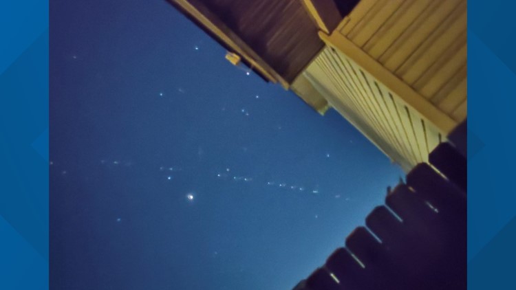 What were those strange lights in the First Coast sky Thursday night?