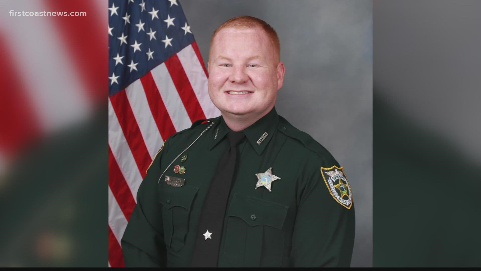 Moyers, 29, died at UF Health in Jacksonville where he was being treated after being shot in the face and back, according to the sheriff’s office.