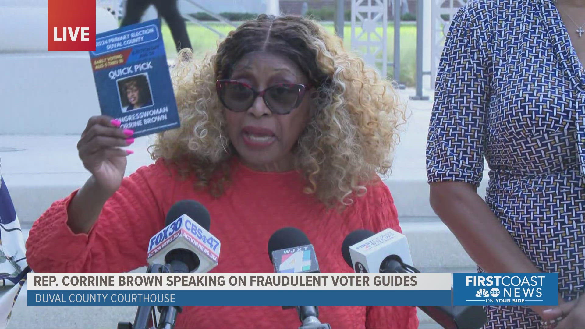 Former U.S. Rep. Corrine Brown filed a complaint for injunctive relief against Rep. Nixon and Step To Success LLC on Friday.