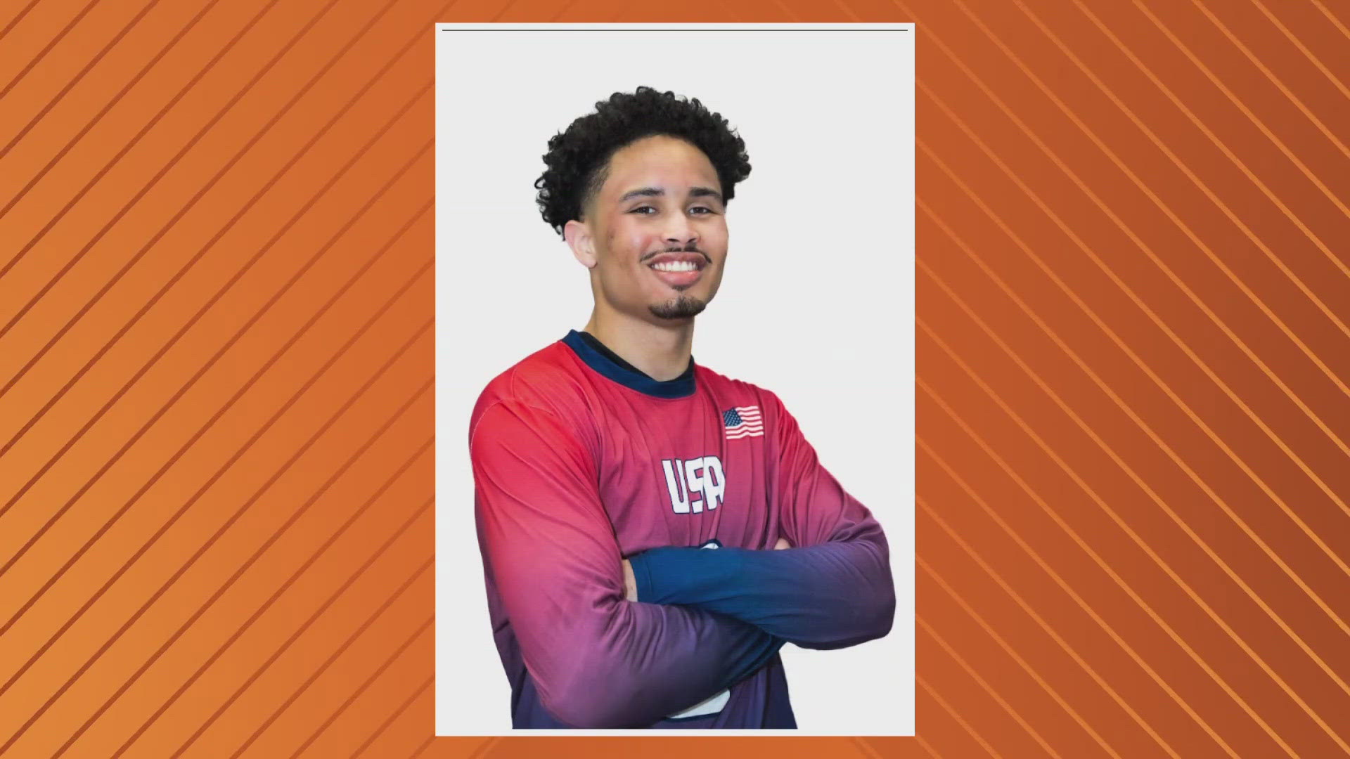 Faison is currently training for his first Paralympics in Indiana, as he'll compete in goalball.