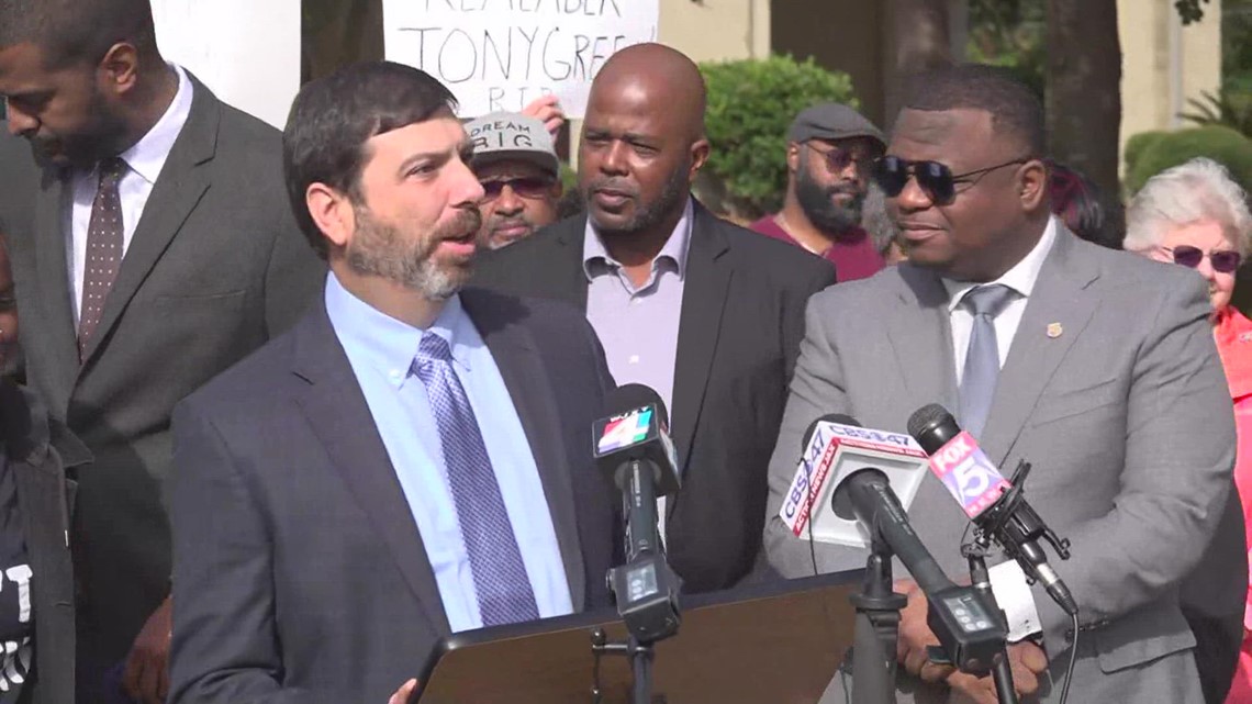 Attorneys for Jarrett Hobbs speak in Camden County following release of third video