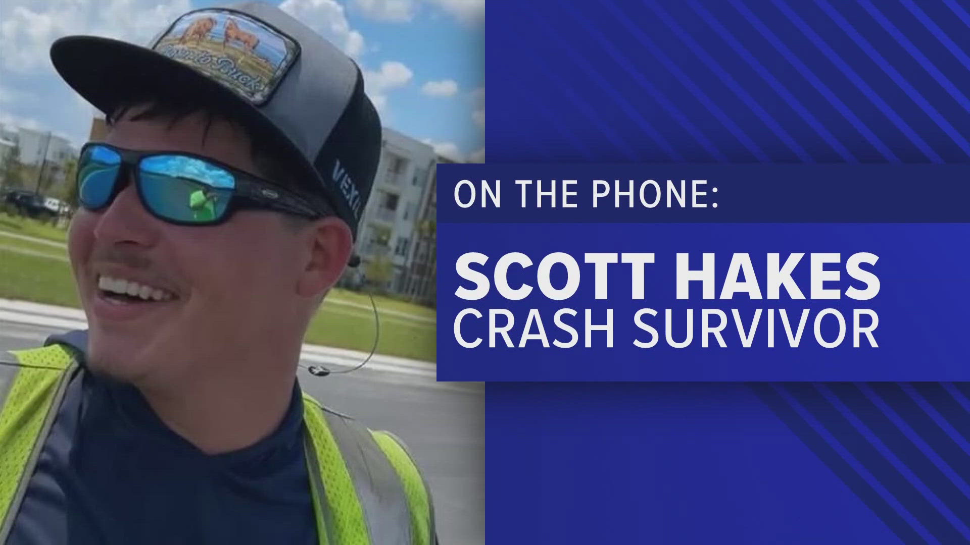 The crash left an 18-year-old dead and 21-year-old Scott Hakes hospitalized with six broken ribs, a fractured eye socket, a broken nose and a shattered femur.