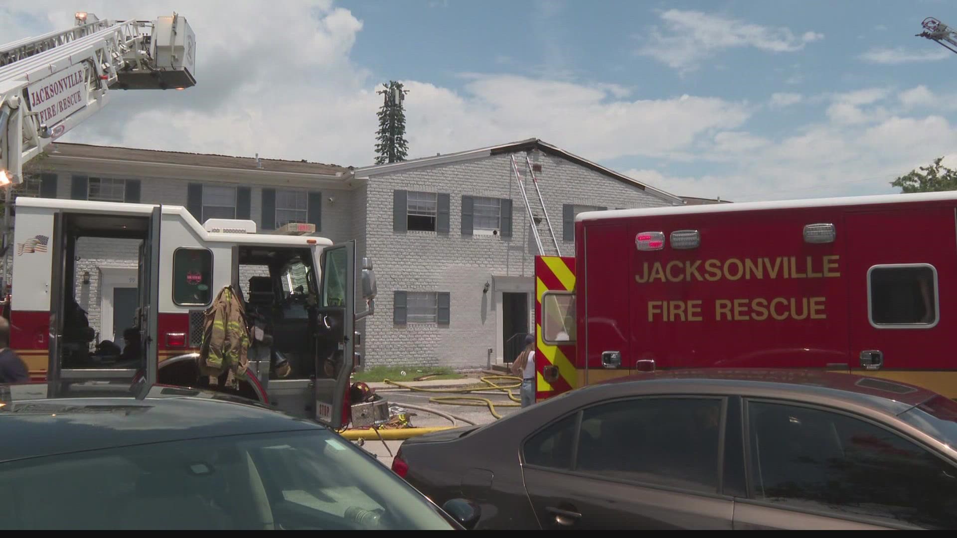 Jacksonville Fire Rescue said they are all too familiar with this apartment complex, where fires are frequent.