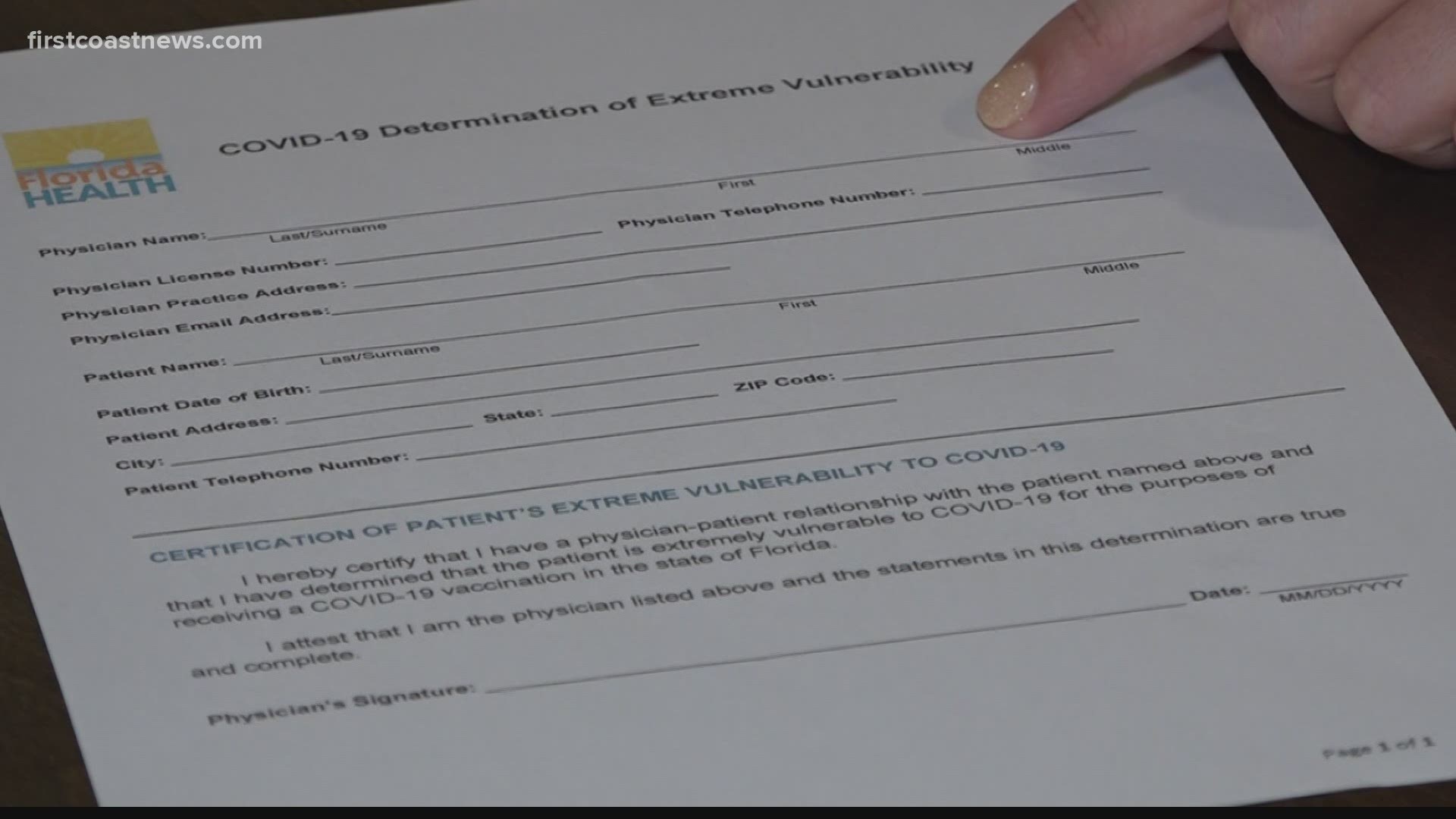VERIFY: Can doctors charge patients to fill out vulnerability form for COVID-19 vaccine?