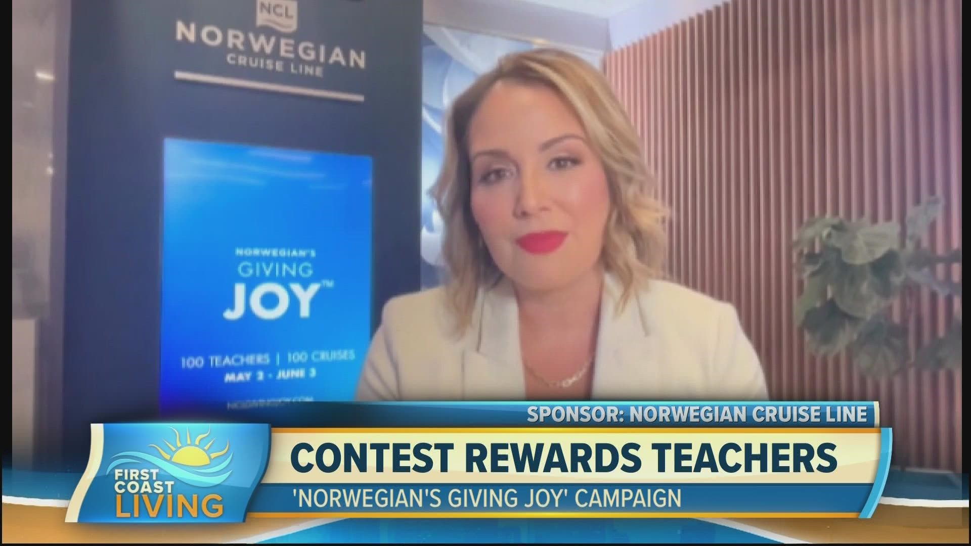 The Contest Offers 100 Teachers a Chance to Sail on the soon-to-launch Norwegian Prima and Grand Prizes of up to $25,000 for Their Schools!
