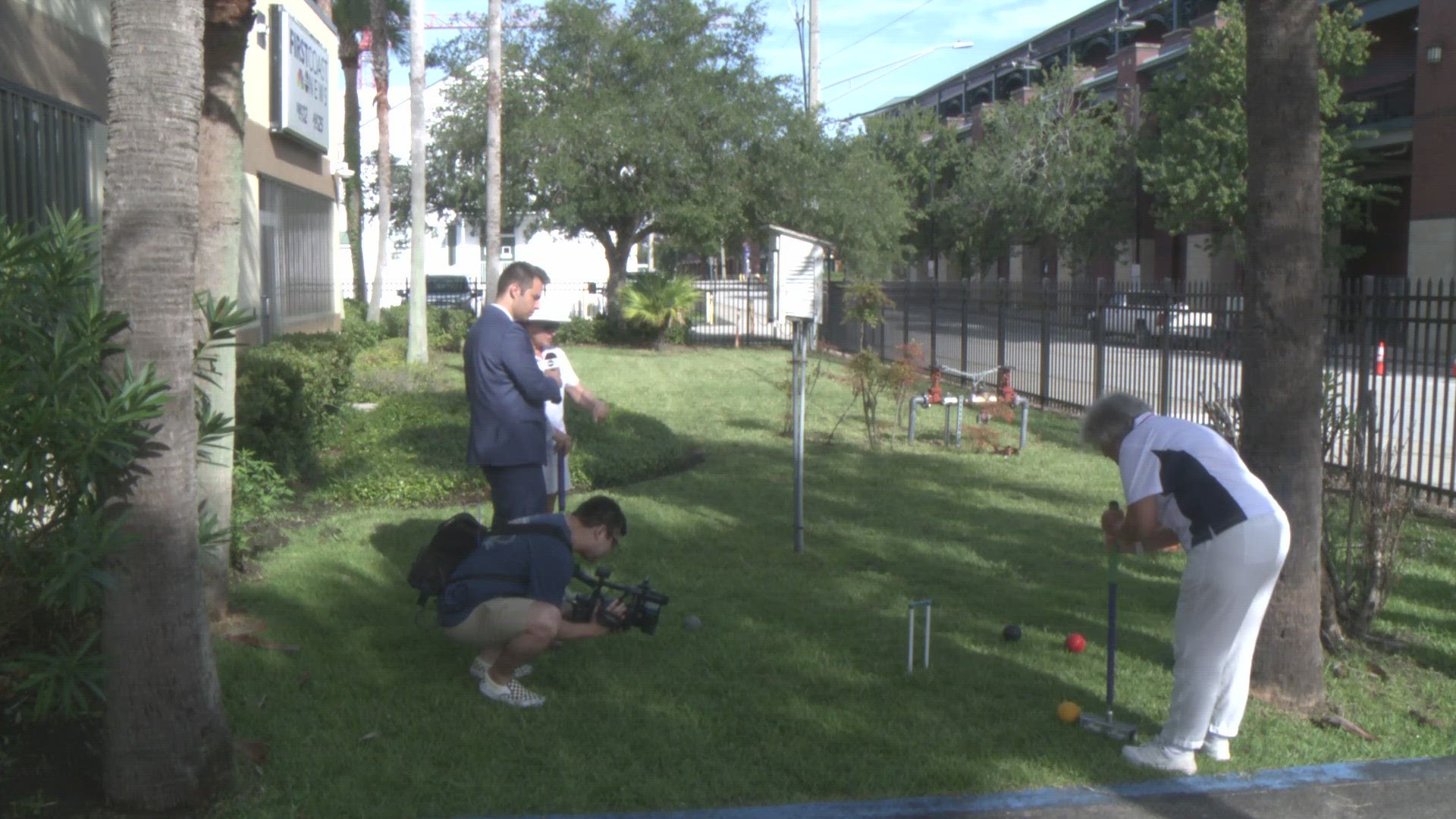 Two Ponte Vedra women are set to compete in the Women's Croquet Golf Championship in England later this summer. They joined GMJ Saturday to demonstrate their skills.