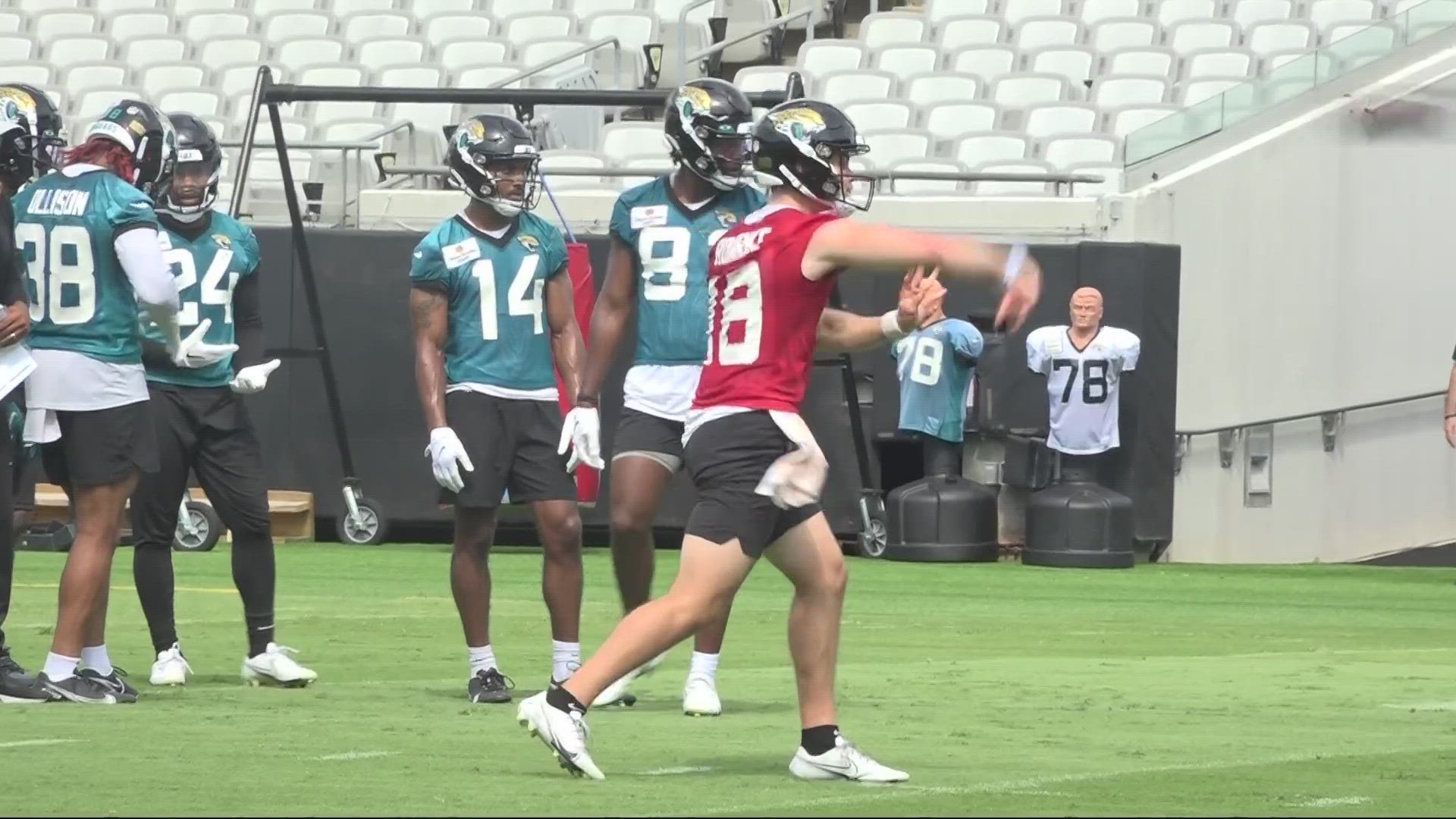 WATCH: Jags players react to new uniforms