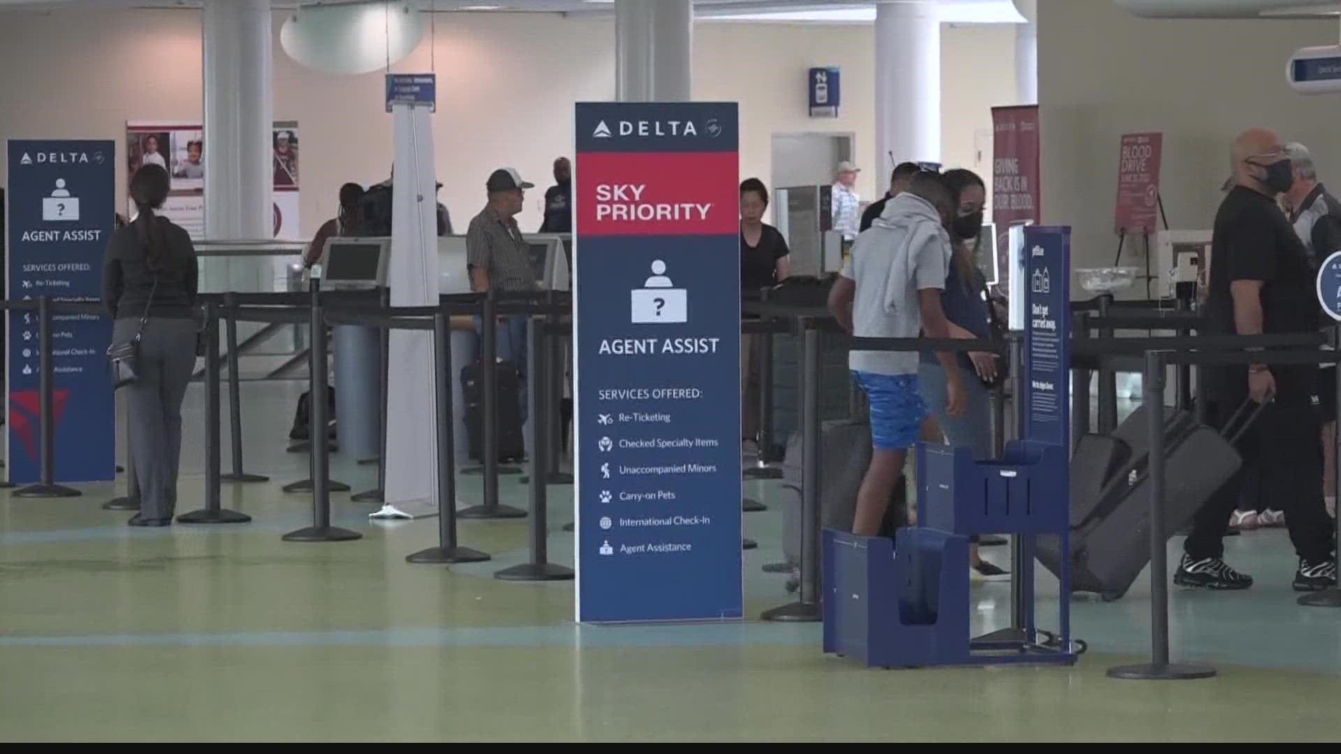 JIA is not witnessing near as many cancelations as other airports in the country, officials said.