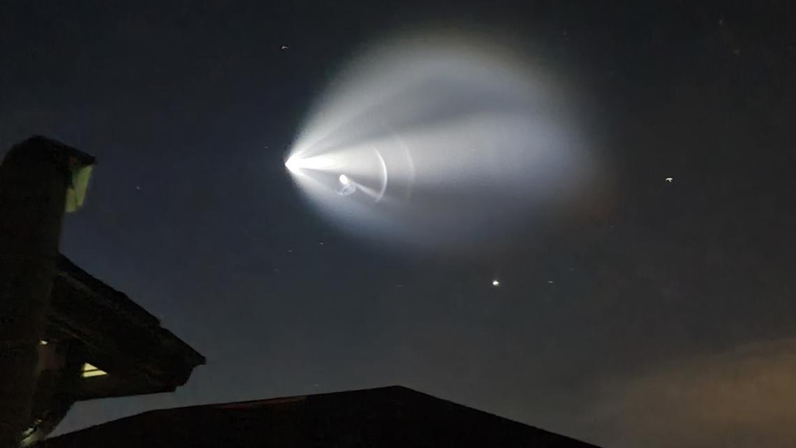 Photos Spacex Launch Lights Up The Sky Over Florida Firstcoastnews Com