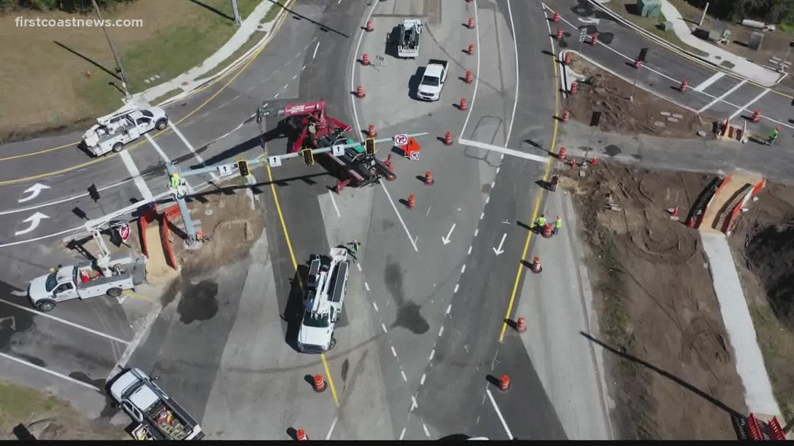 Jacksonville's first diverging diamond design opens at JTB & San Pablo ...