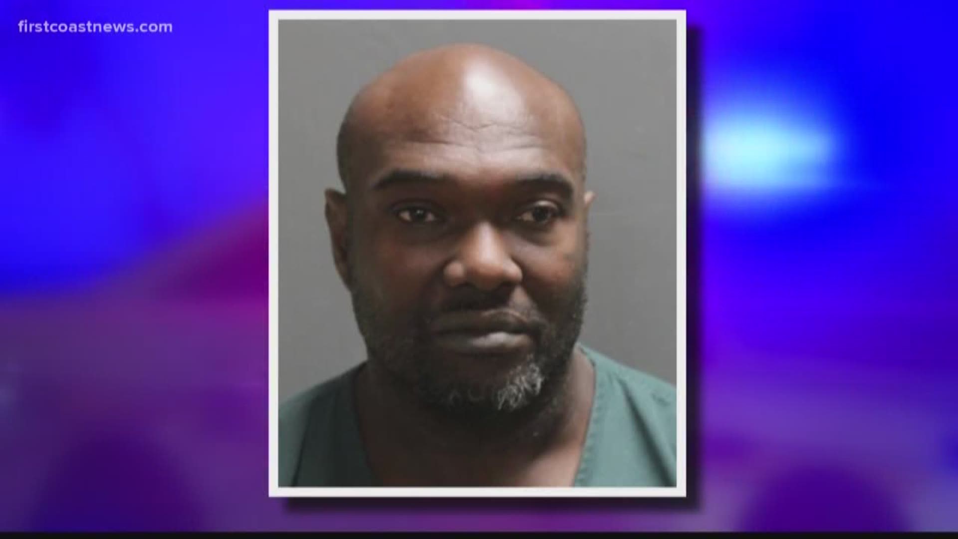Police arrested a man accused of stabbing another man in the head in Downtown Jacksonville.