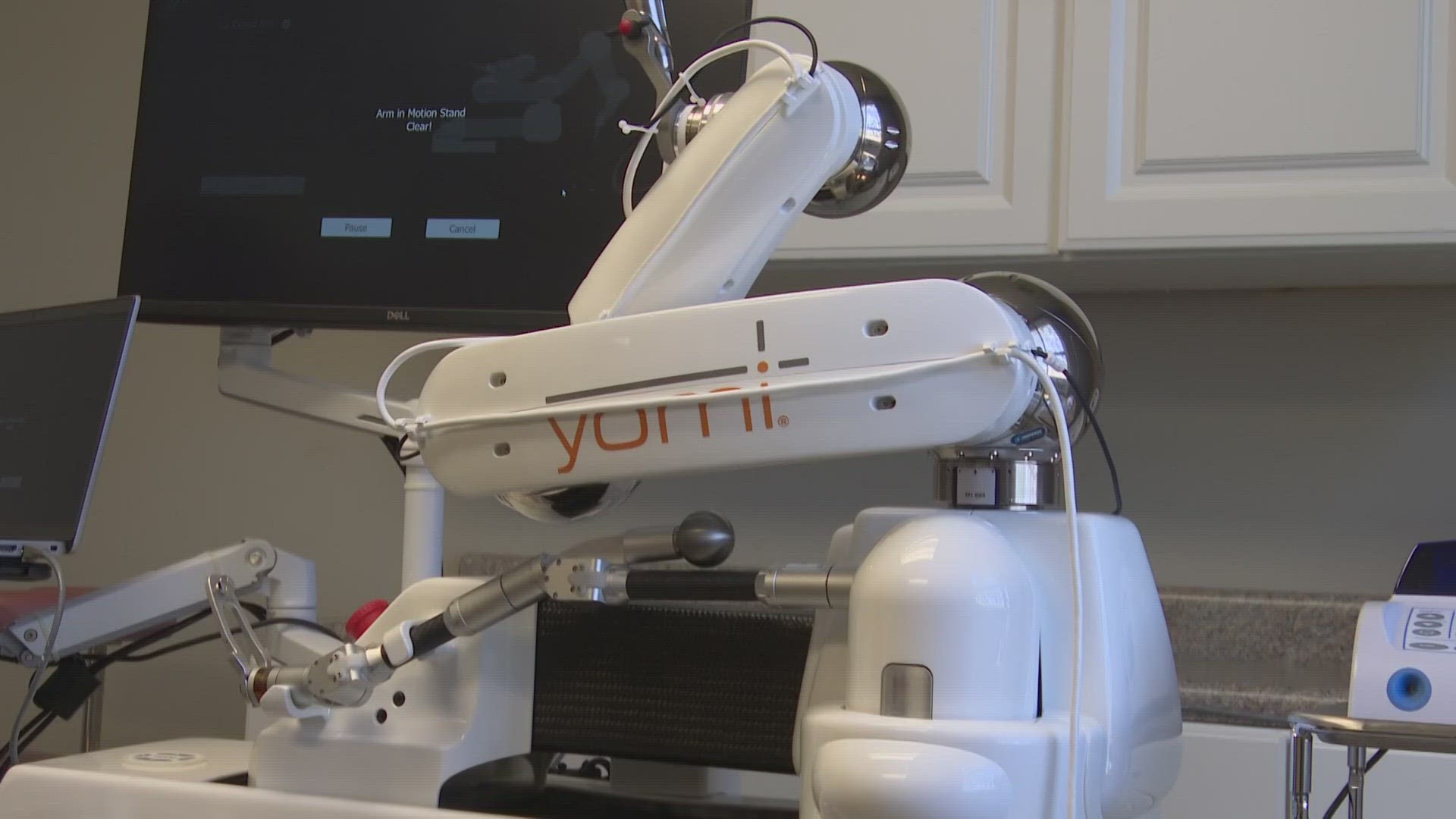 "The Yomi" is an FDA-cleared device that is used for dental implant procedures.