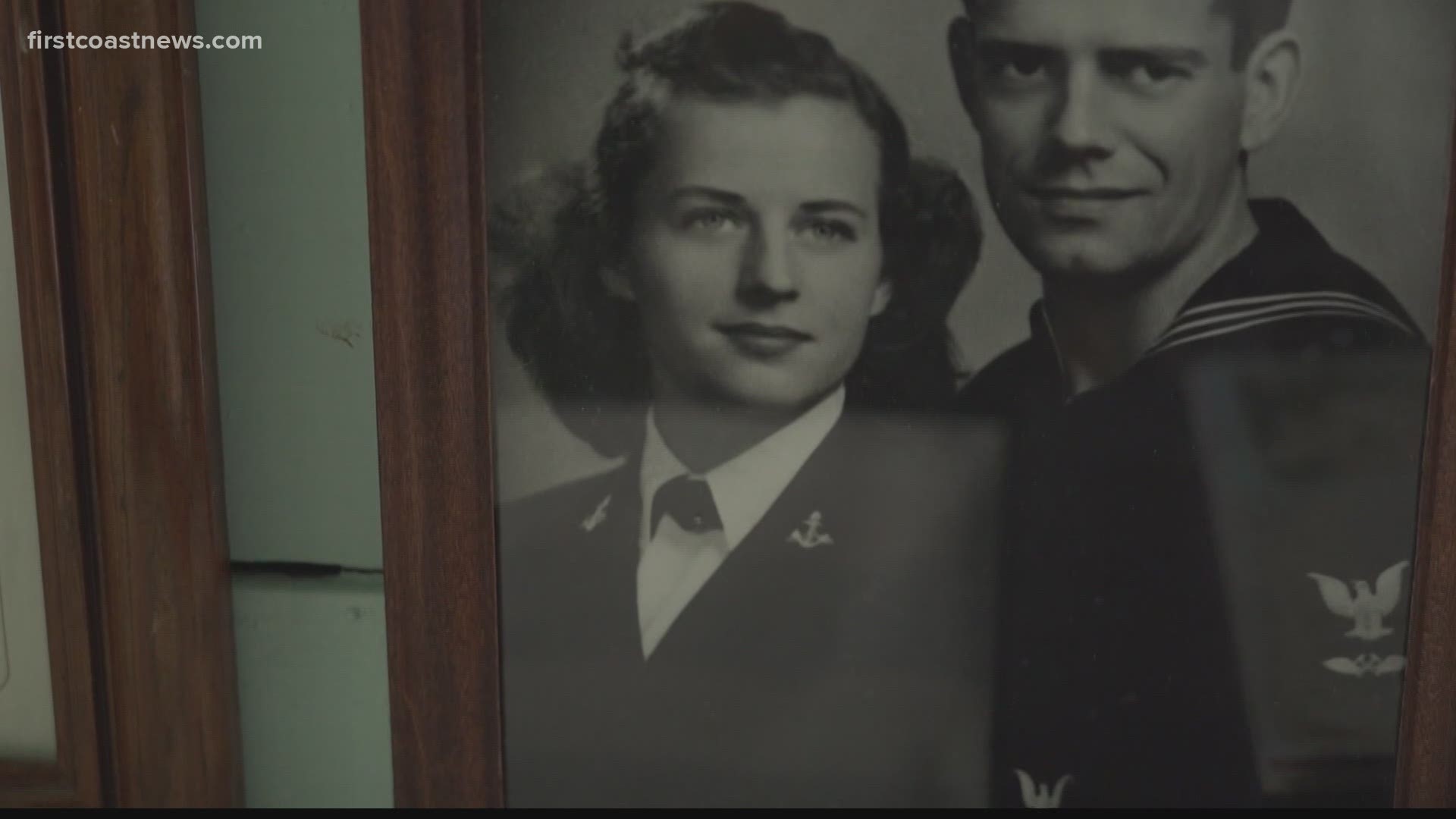 Jessie Dunbar served in the United States Navy as a WAVE in the 1940s.   WAVE stands for Women Accepted for Volunteer Emergency Service.