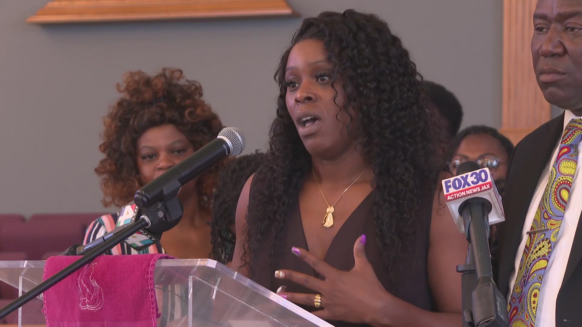 Jacksonville mother Erika McGriff speaks out after viral arrest at a charter school, claiming excessive force by police.