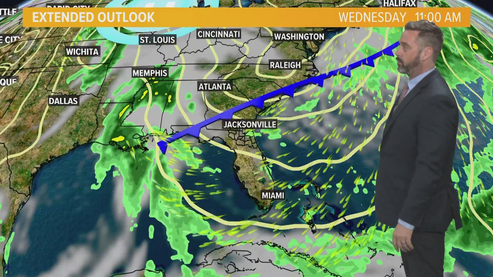 Meteorologist Lewis Turner takes a look at when the cooler, fall-like temperatures will arrive.