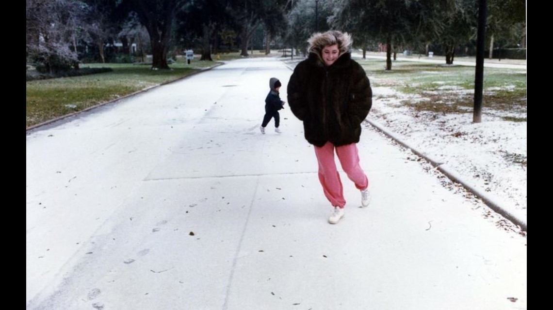 A Look Back Freak snowstorm hits Jacksonville in December 1989