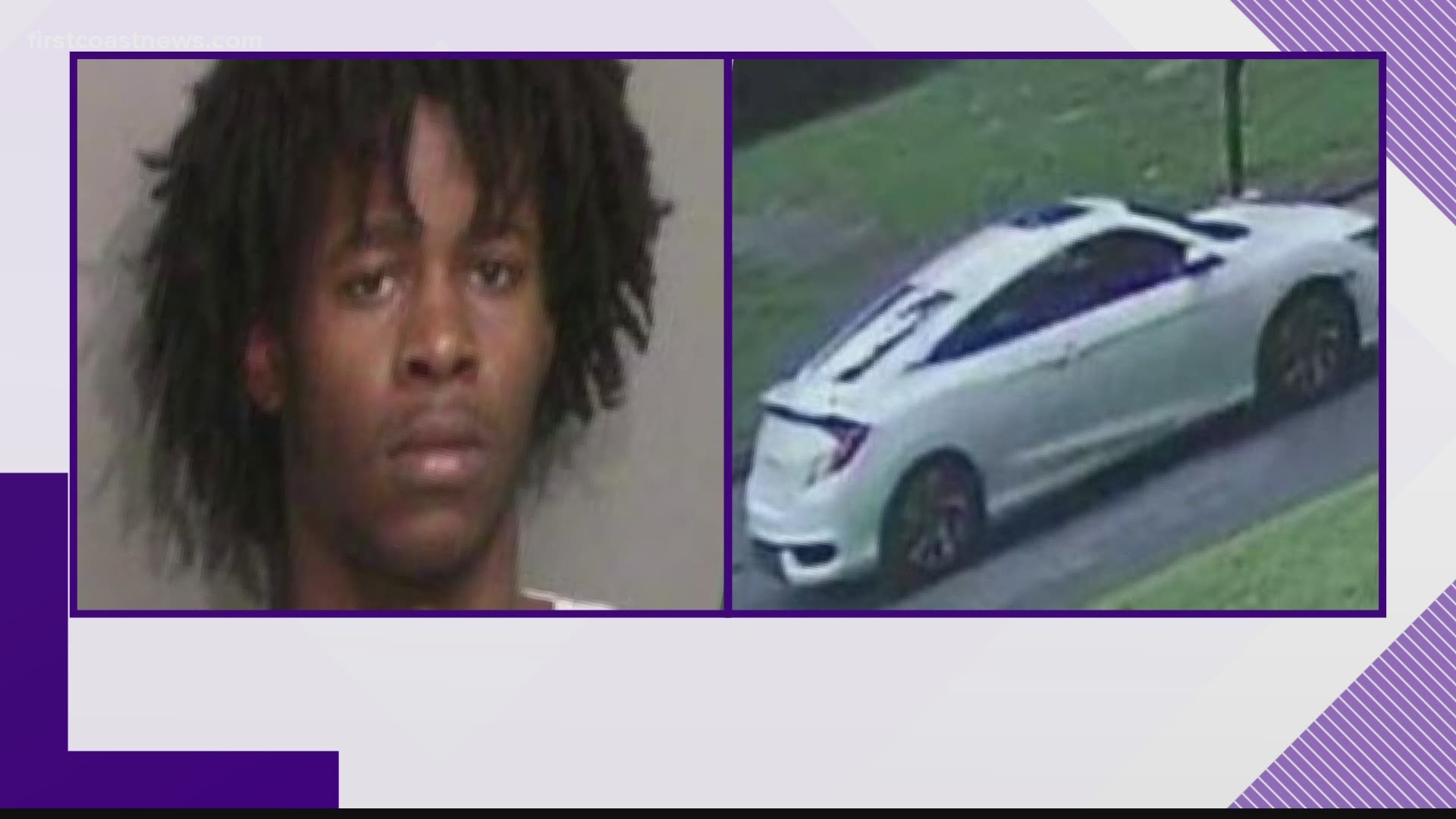 Police say he might be driving a Honda Civic.