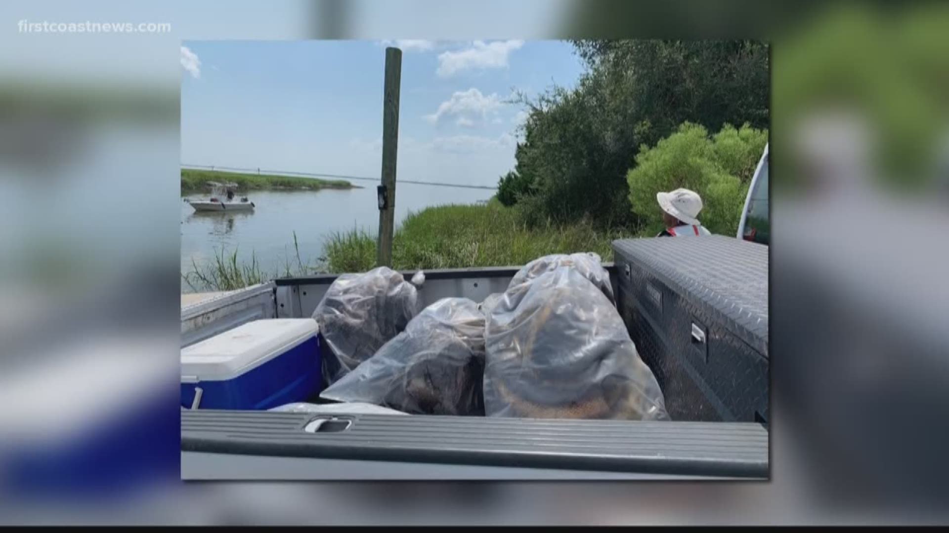 The Altamaha Riverkeeper confirms with First Coast News that small amounts of oil have been found in the area after a cargo ship listed on Sunday morning.