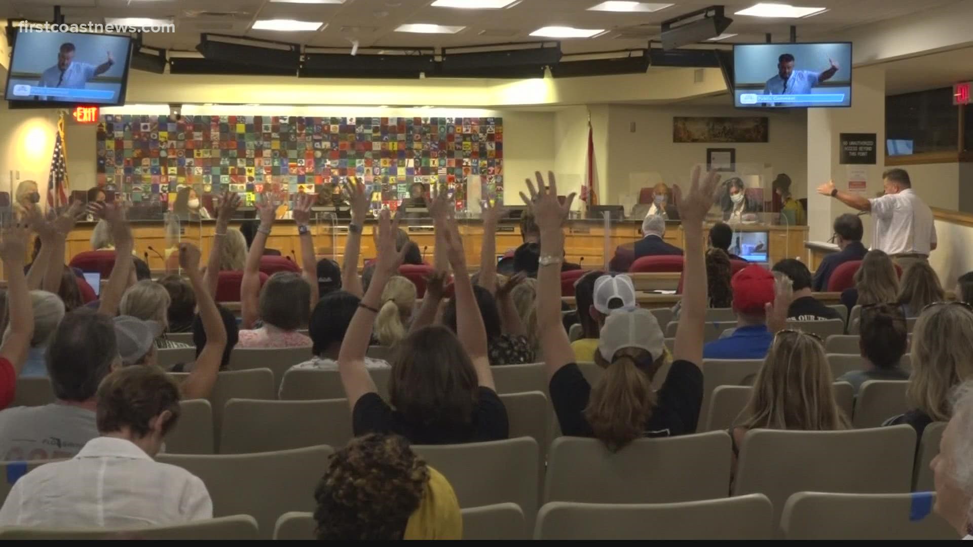 After an emergency meeting that lasted more than eight hours Monday, Duval County School Board members voted to implement mask mandate.
