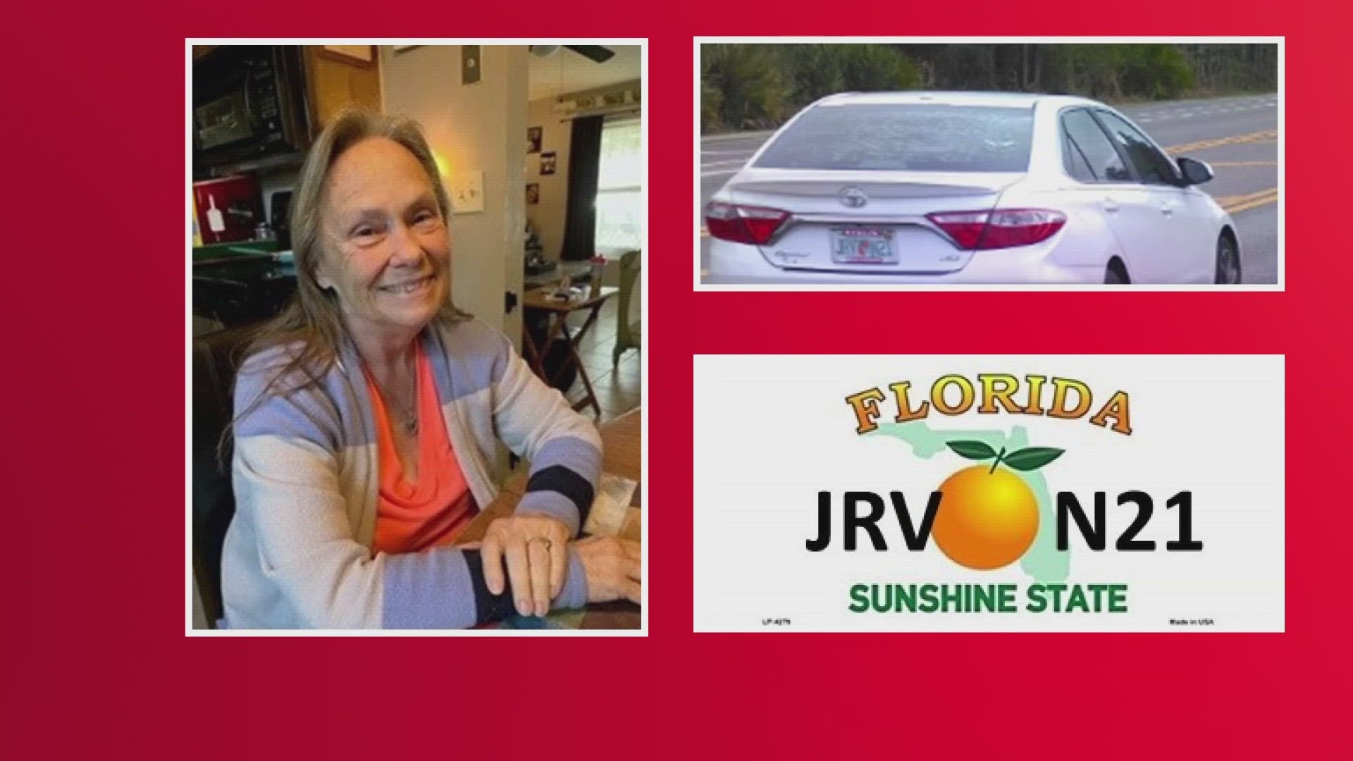 Carolyn Joy Jacobs, 69, was last seen Sunday driving in the Powers Avenue and University Boulevard area.