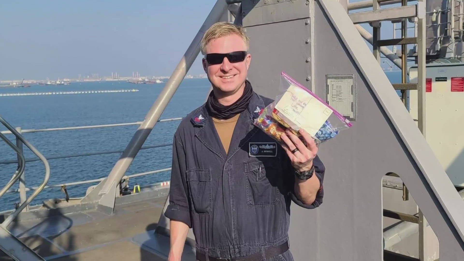 What started as a request to help stuff a care package for her husband has turned into a major effort to send snacks to hundreds of deployed military members.