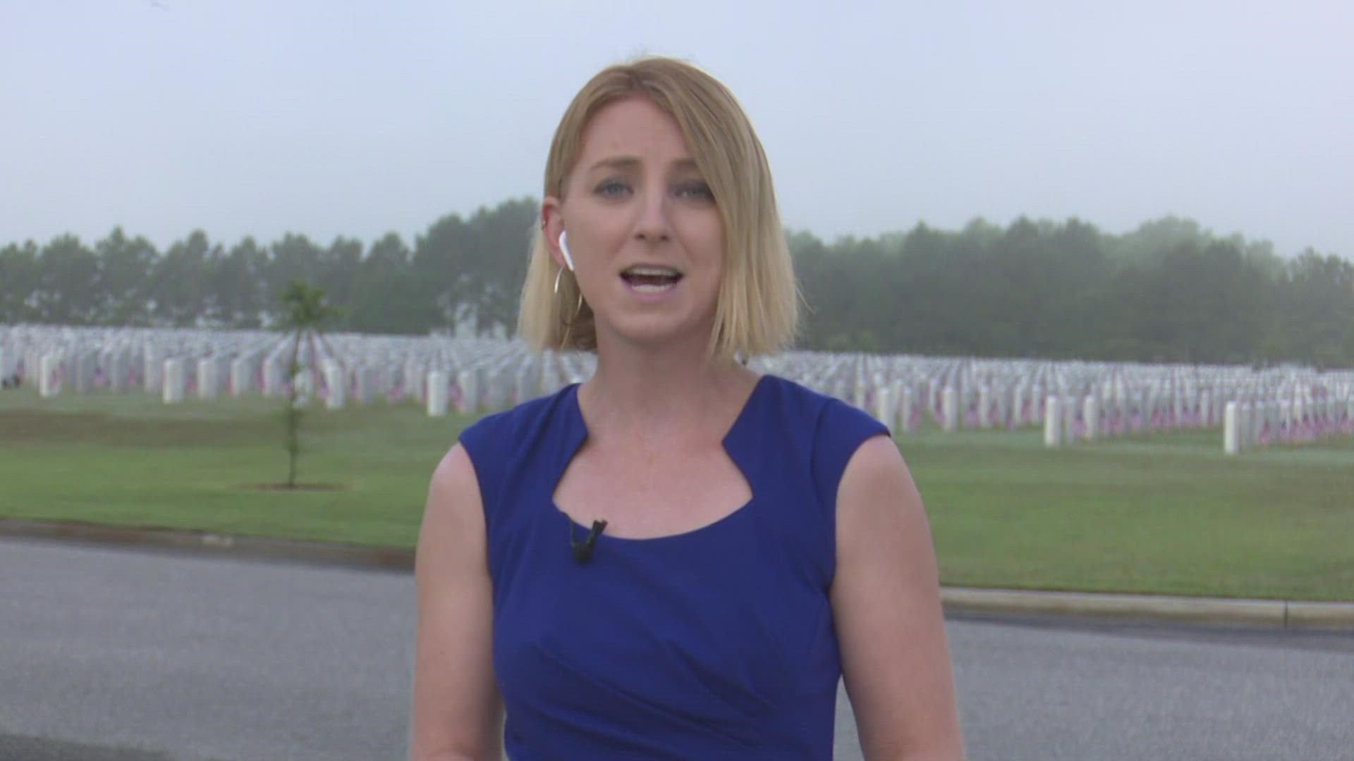 Jacksonville National Cemetery held a Memorial Day observance ceremony Saturday morning. It honored fallen military members and their families.