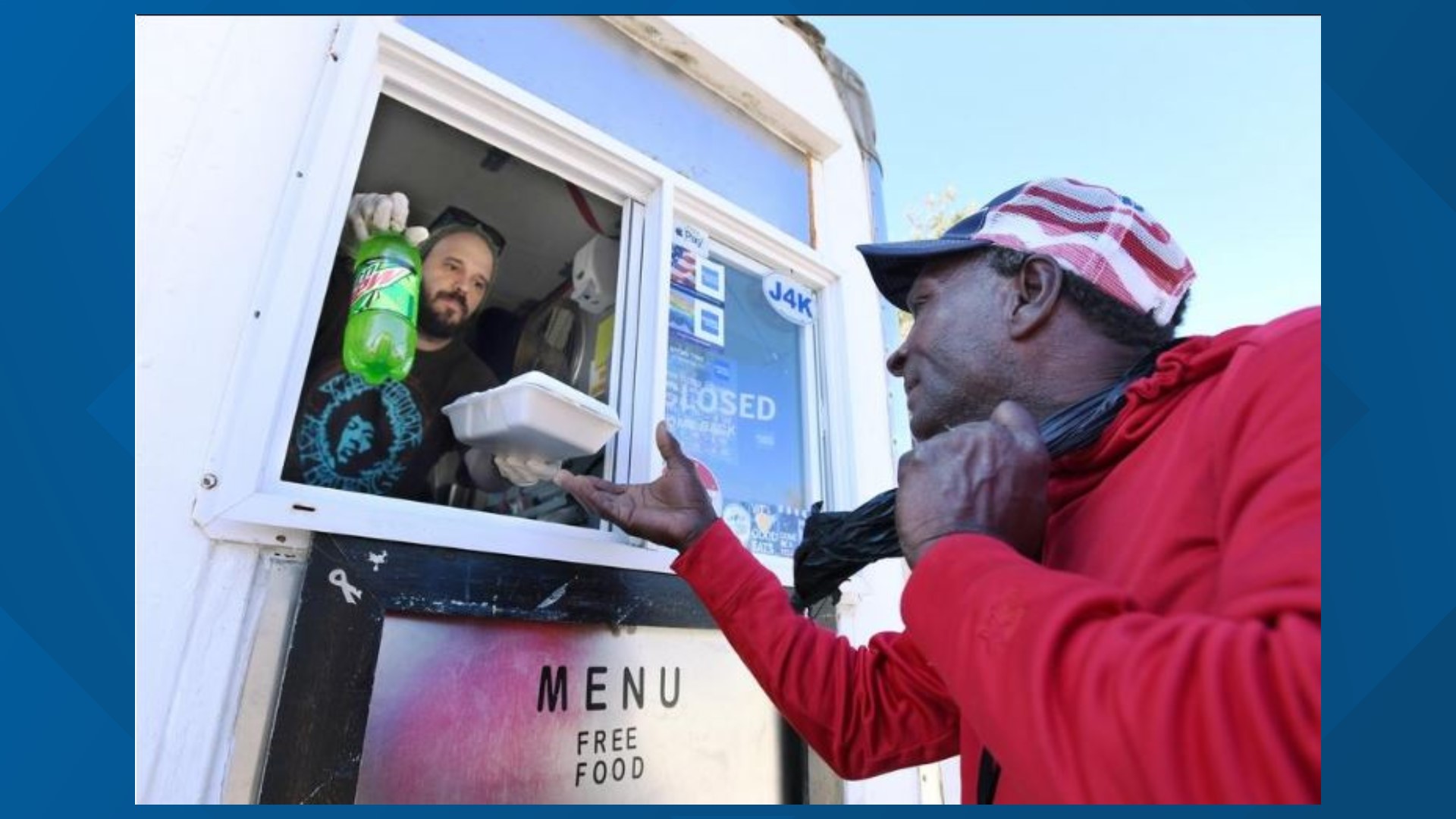 Jacksonville food truck preps hot meals for homeless