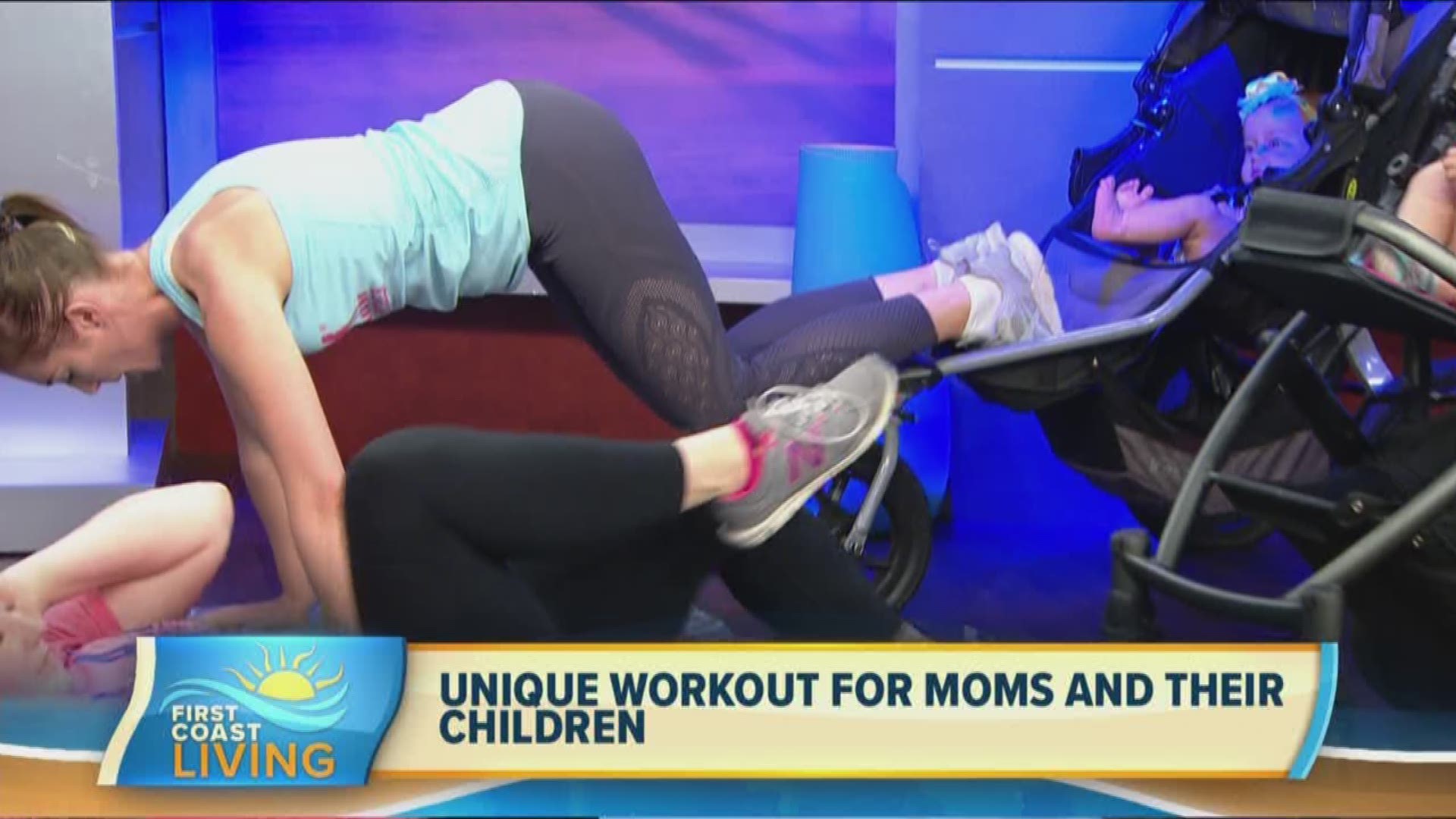A fun and creative full body workout for moms and expecting moms.